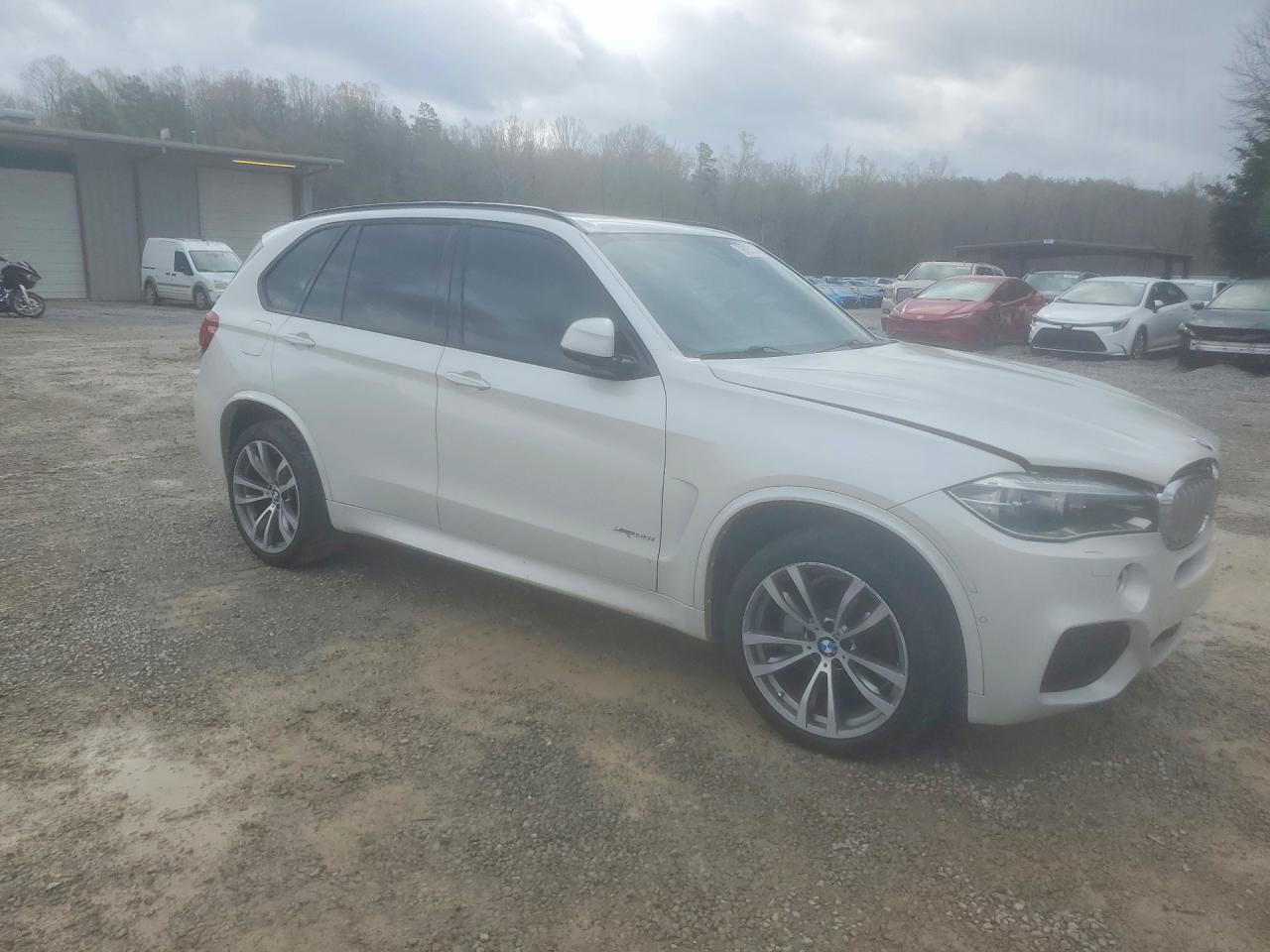 2015 Bmw X5 Xdrive50i White vin: 5UXKR6C55F0J77403