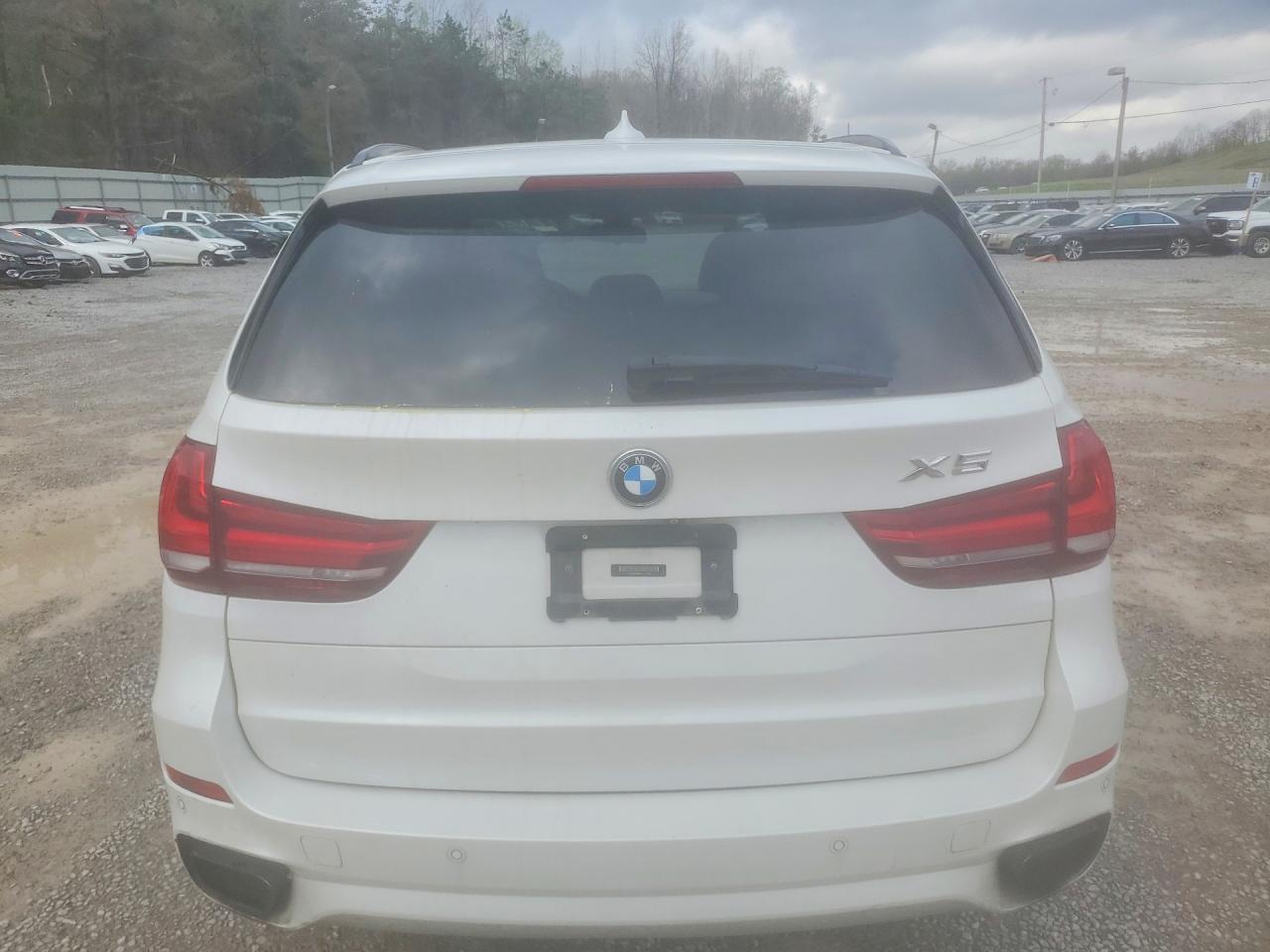 2015 Bmw X5 Xdrive50i White vin: 5UXKR6C55F0J77403