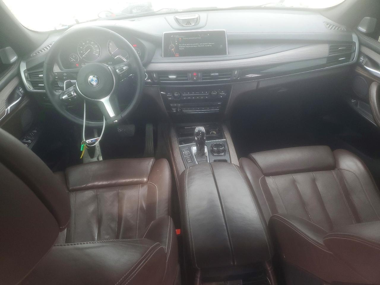 2015 Bmw X5 Xdrive50i White vin: 5UXKR6C55F0J77403