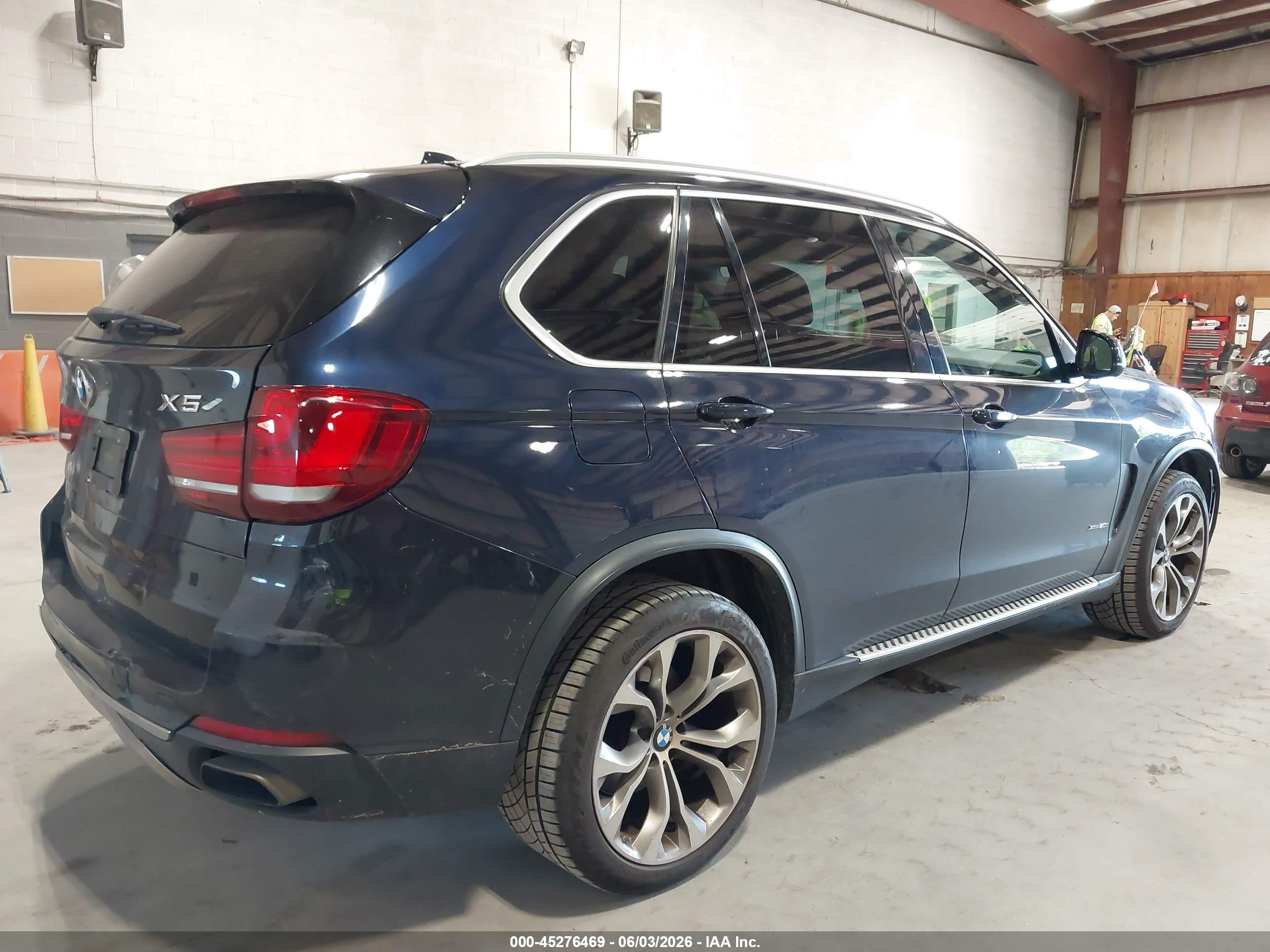 2015 Bmw X5 Xdrive50i Navy vin: 5UXKR6C55F0J78292