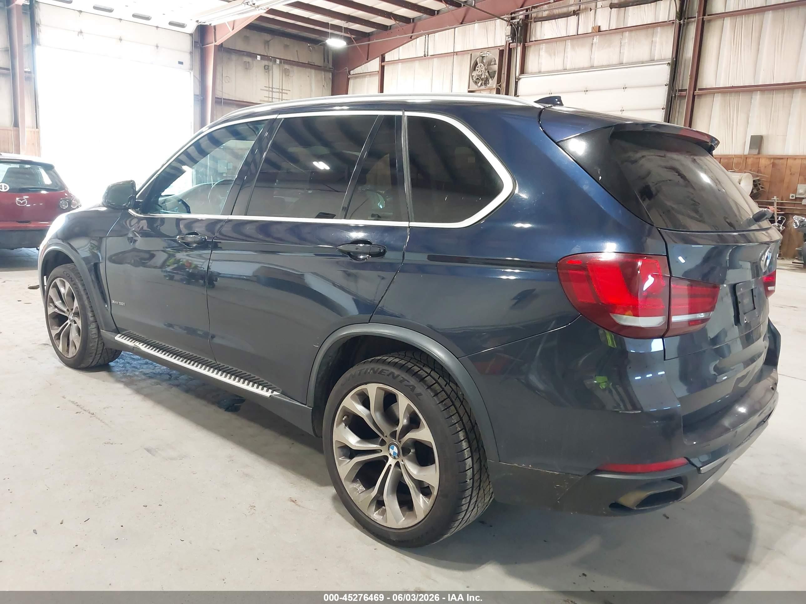 2015 Bmw X5 Xdrive50i Navy vin: 5UXKR6C55F0J78292
