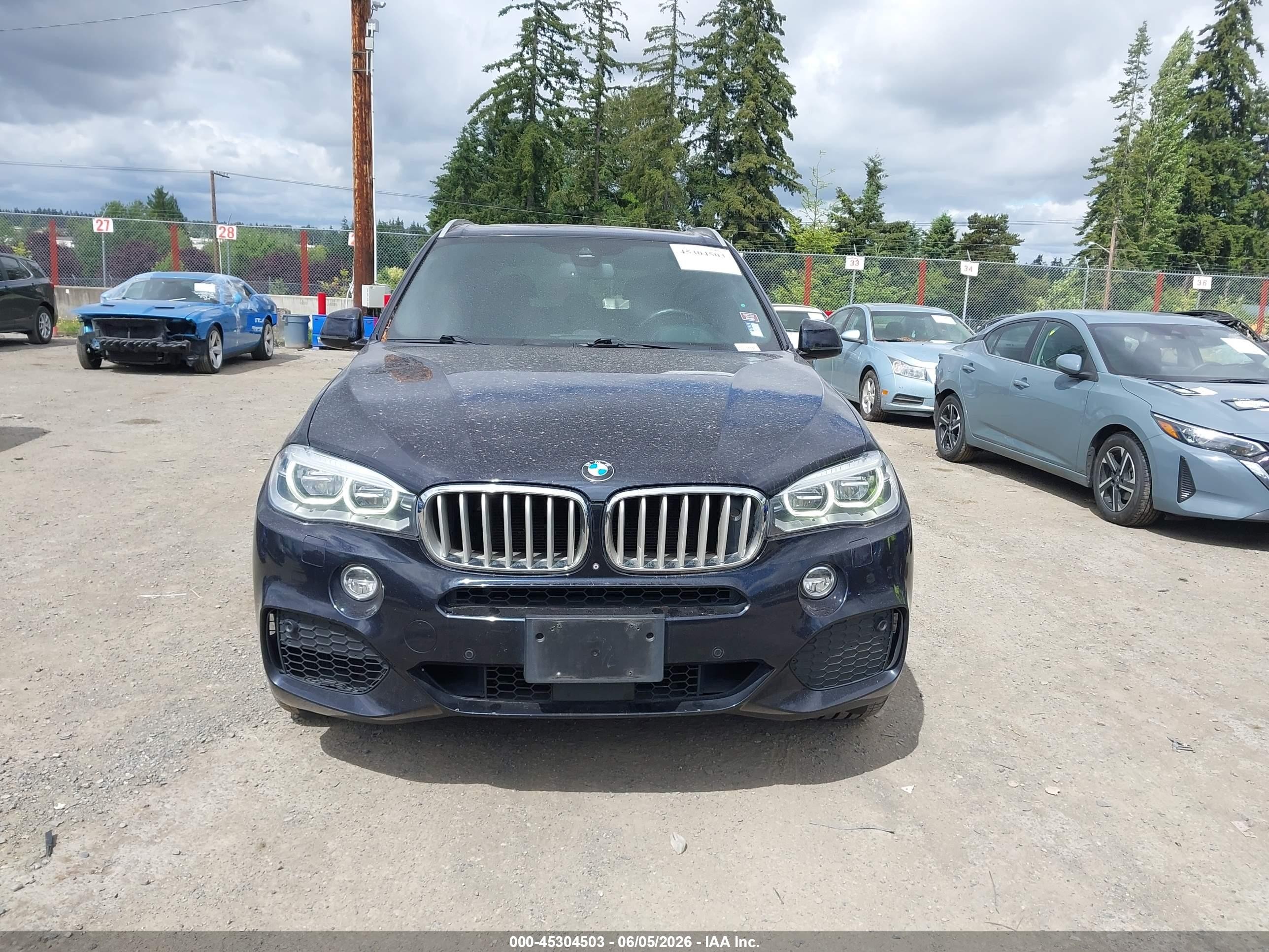2014 Bmw X5 Xdrive50i Черный vin: 5UXKR6C56E0C03833
