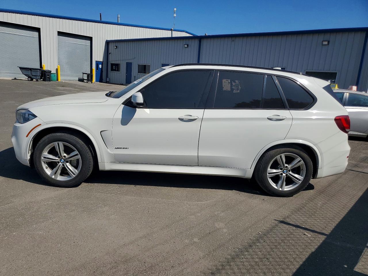 2015 Bmw X5 Xdrive50i White vin: 5UXKR6C56F0J74638