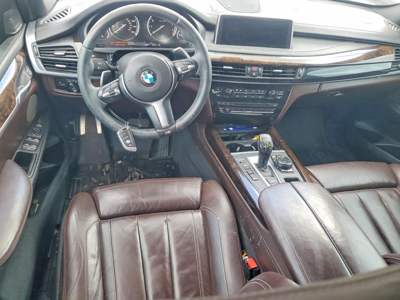 2014 Bmw X5 Xdrive50i White vin: 5UXKR6C57E0J72170