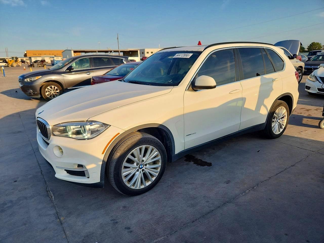 2015 Bmw X5 Xdrive50i White vin: 5UXKR6C57F0J76429