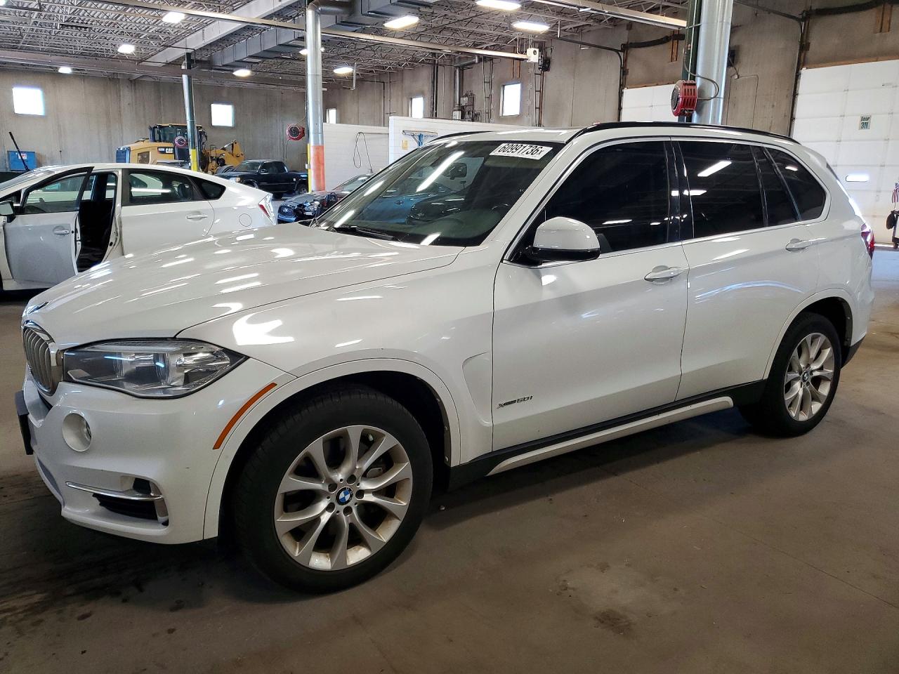 2015 Bmw X5 Xdrive50i White vin: 5UXKR6C57F0J77046