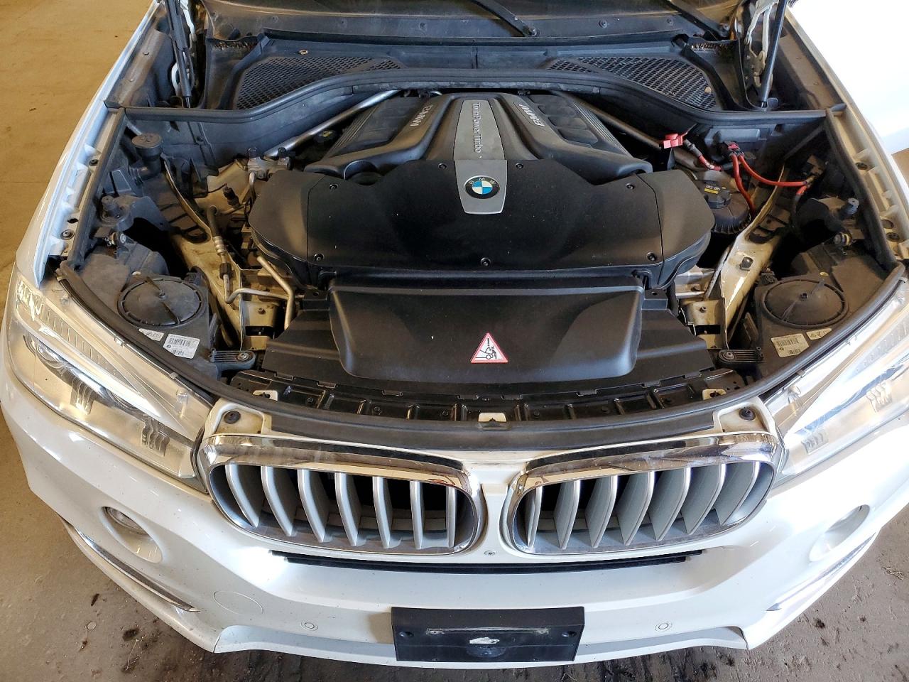 2015 Bmw X5 Xdrive50i White vin: 5UXKR6C57F0J77046