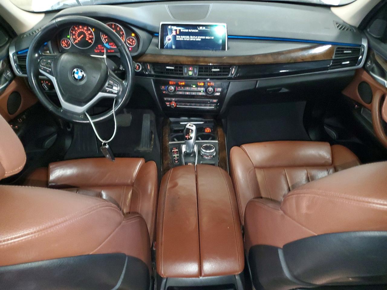 2015 Bmw X5 Xdrive50i White vin: 5UXKR6C57F0J77046