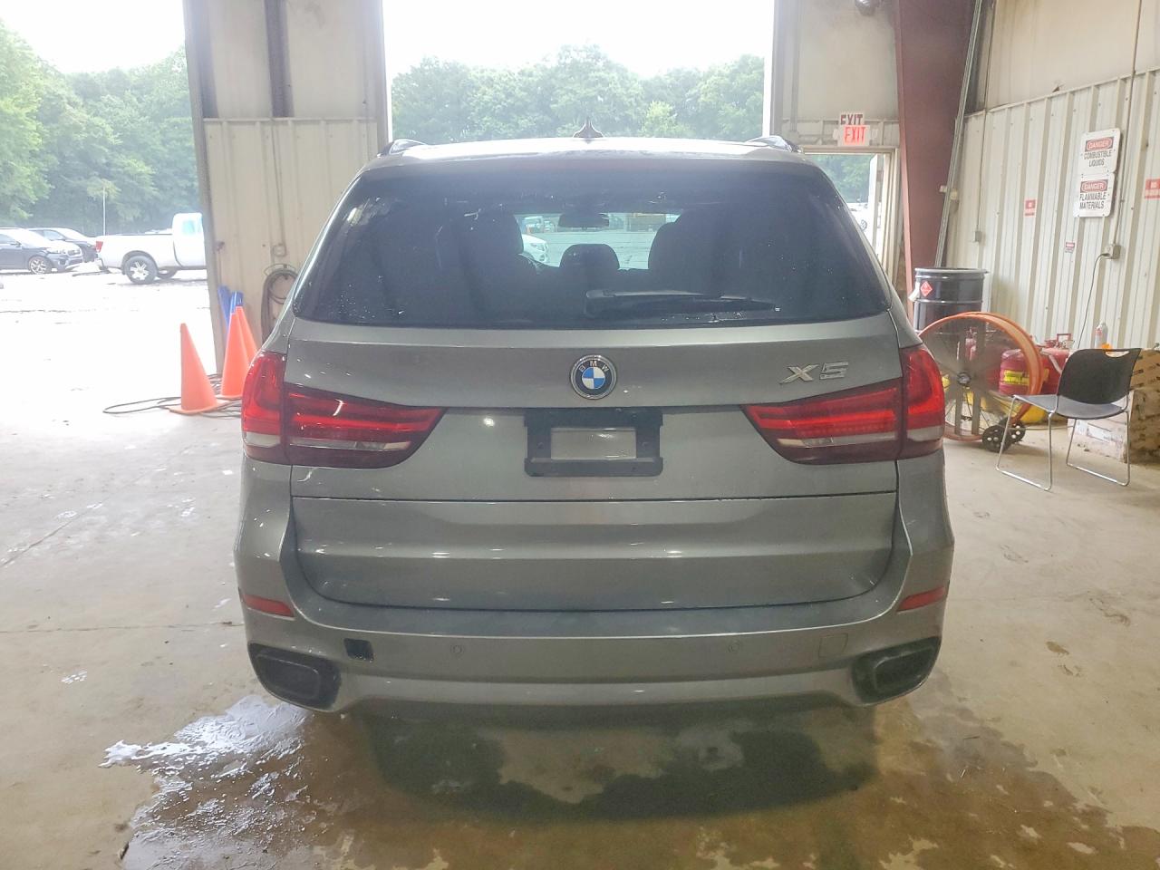 2015 Bmw X5 Xdrive50i Gray vin: 5UXKR6C57F0J79136