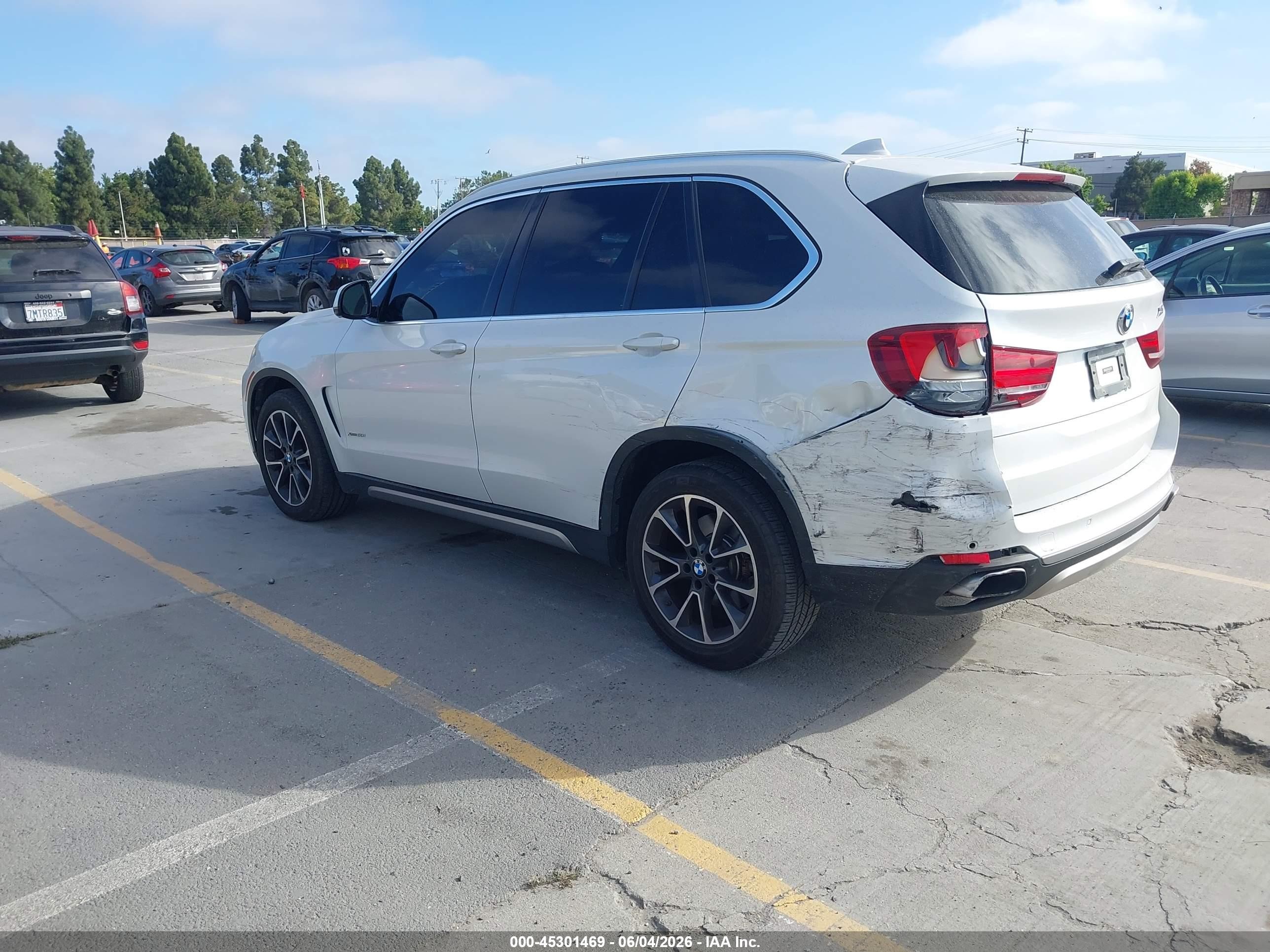 2017 Bmw X5 Xdrive50i White vin: 5UXKR6C58H0J84512