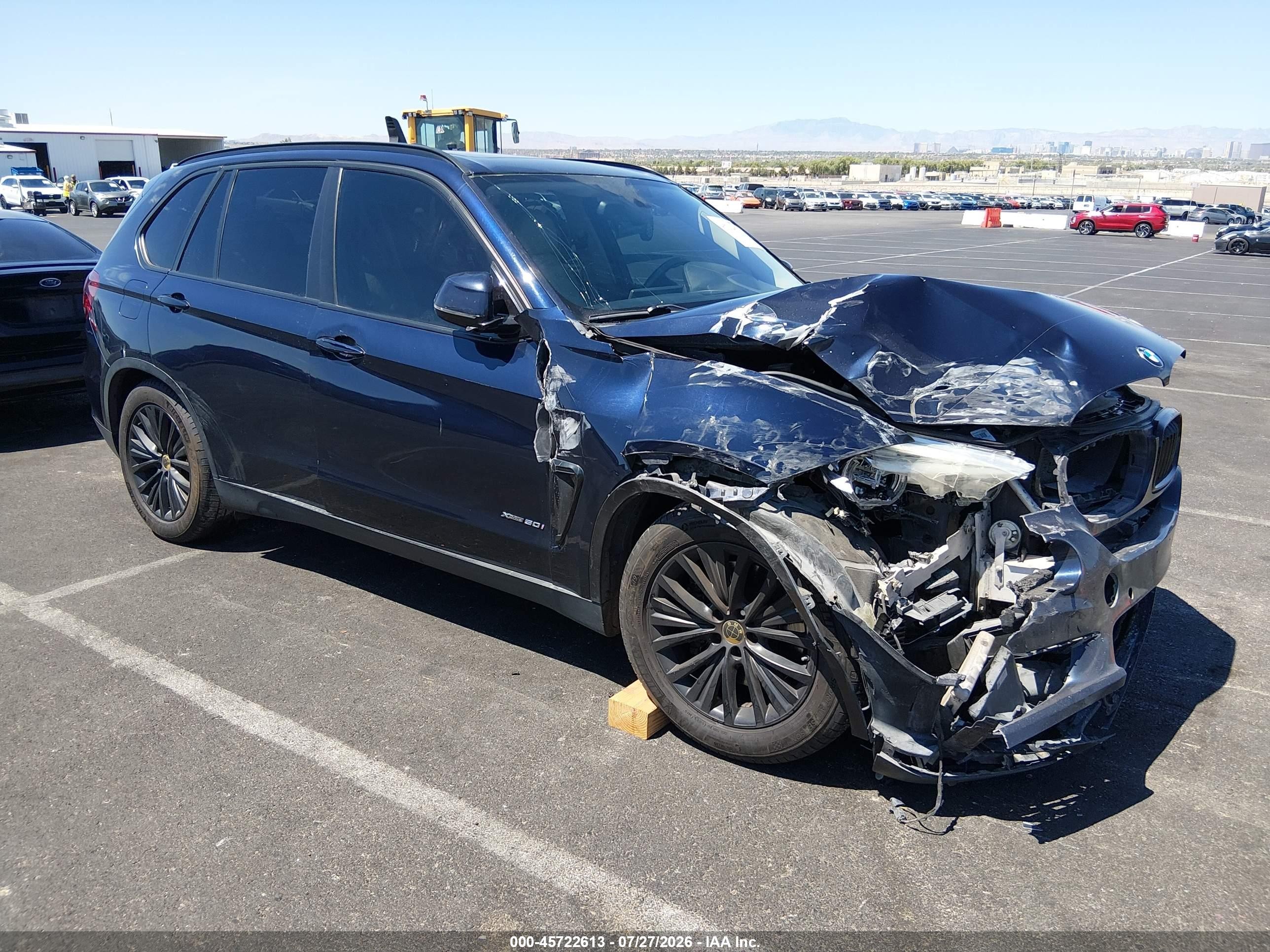 2015 Bmw X5 Xdrive50i Black vin: 5UXKR6C59F0J74200