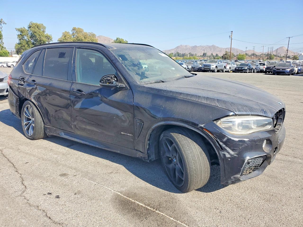 2015 Bmw X5 Xdrive50i Black vin: 5UXKR6C59F0J74939