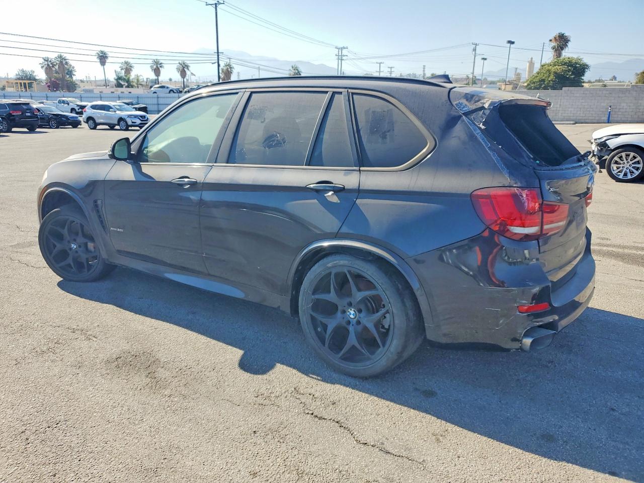 2015 Bmw X5 Xdrive50i Black vin: 5UXKR6C59F0J74939