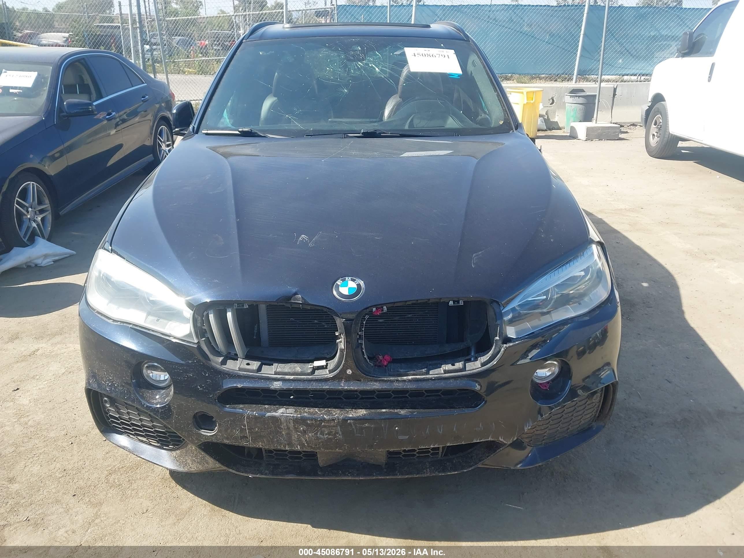2014 Bmw X5 Xdrive50i Black vin: 5UXKR6C5XE0C02149
