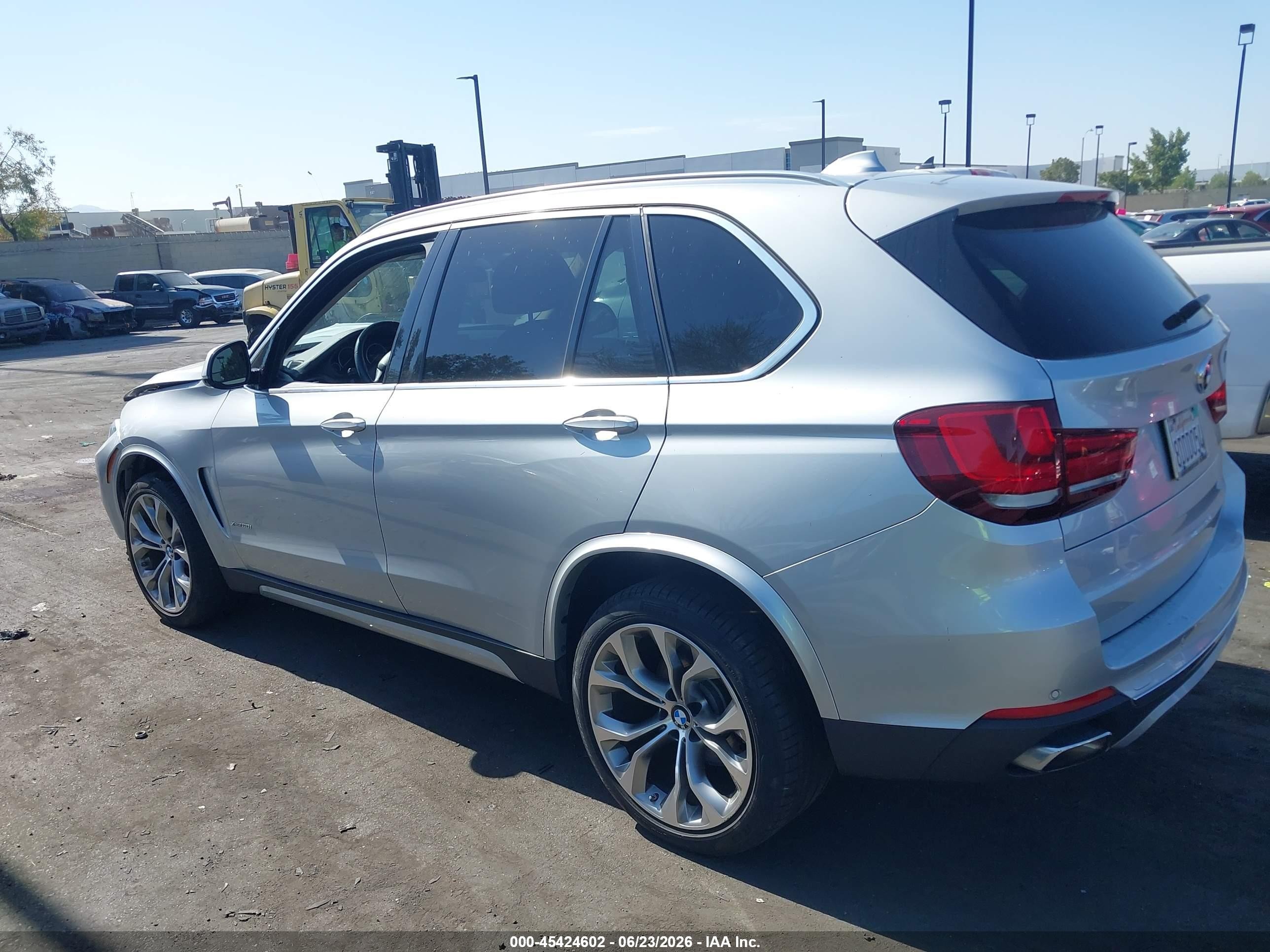 2015 Bmw X5 Xdrive50i Silver vin: 5UXKR6C5XF0J74660