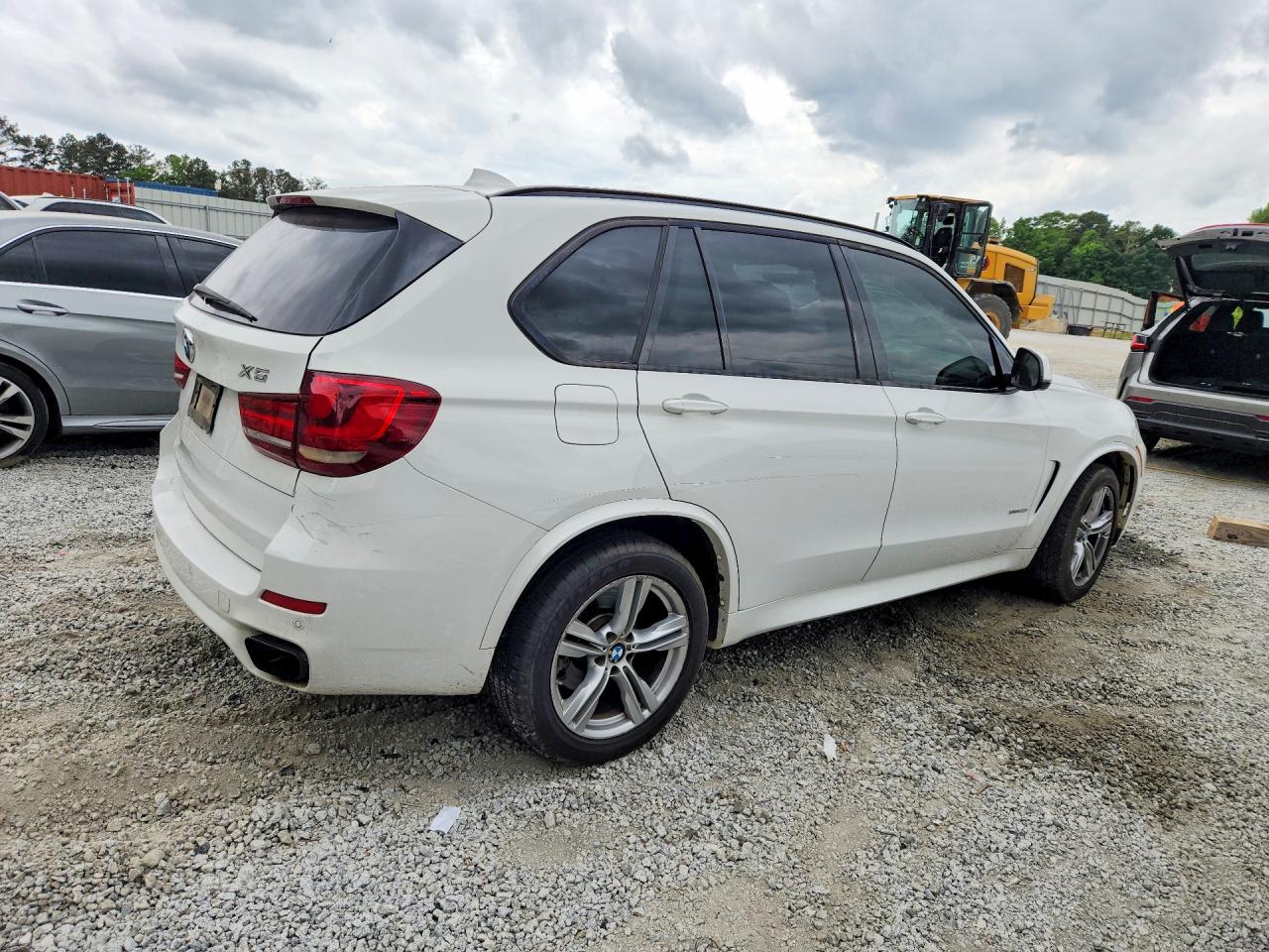 2015 Bmw X5 Xdrive50i White vin: 5UXKR6C5XF0J77316