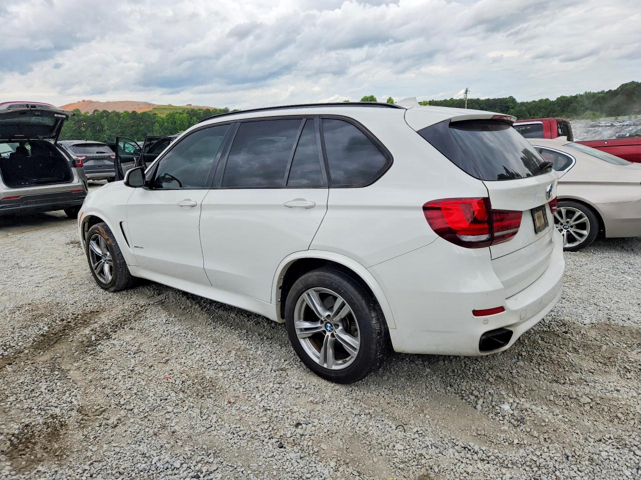 2015 Bmw X5 Xdrive50i White vin: 5UXKR6C5XF0J77316