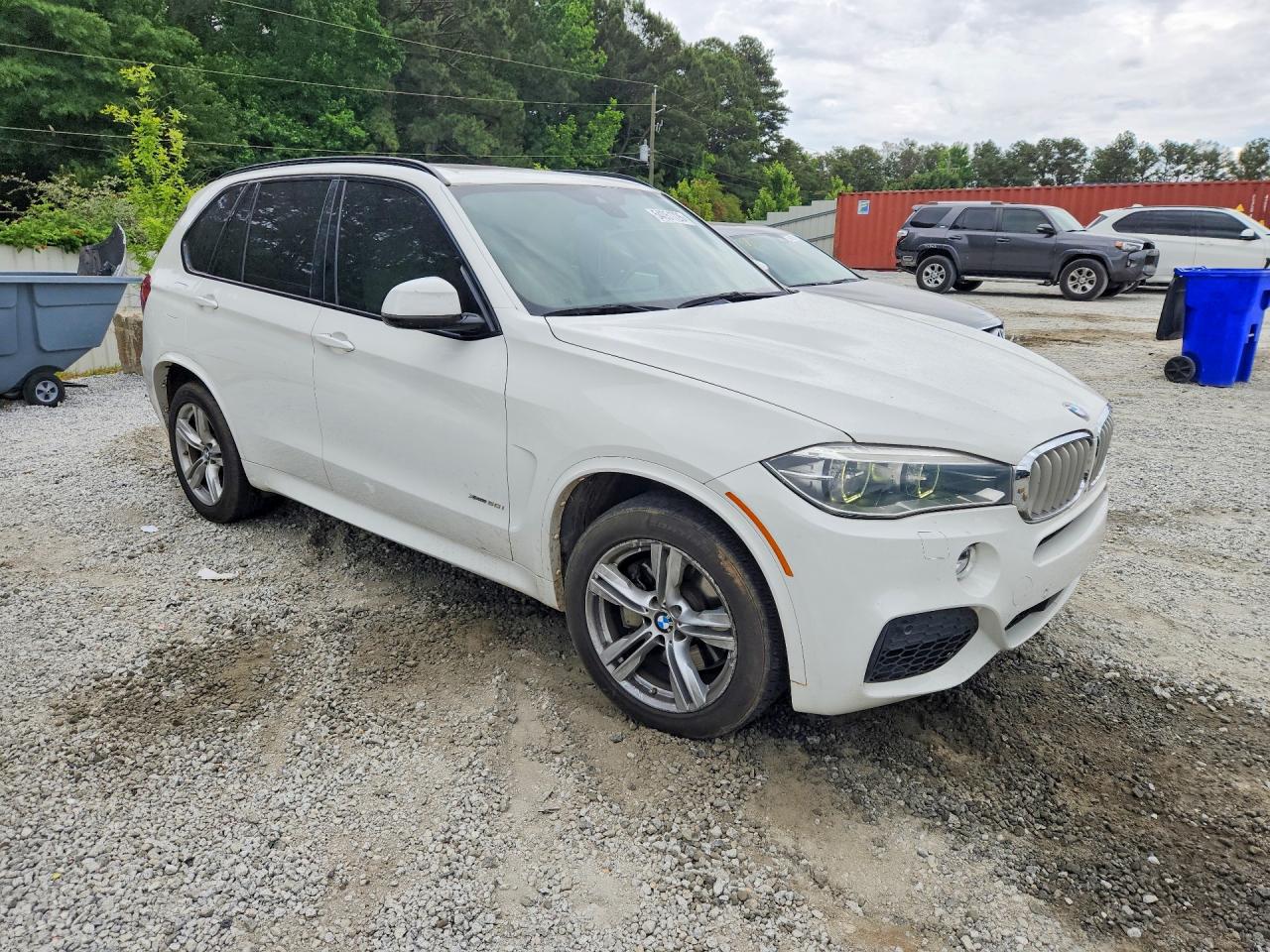 2015 Bmw X5 Xdrive50i White vin: 5UXKR6C5XF0J77316