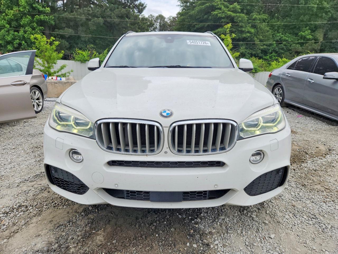 2015 Bmw X5 Xdrive50i White vin: 5UXKR6C5XF0J77316