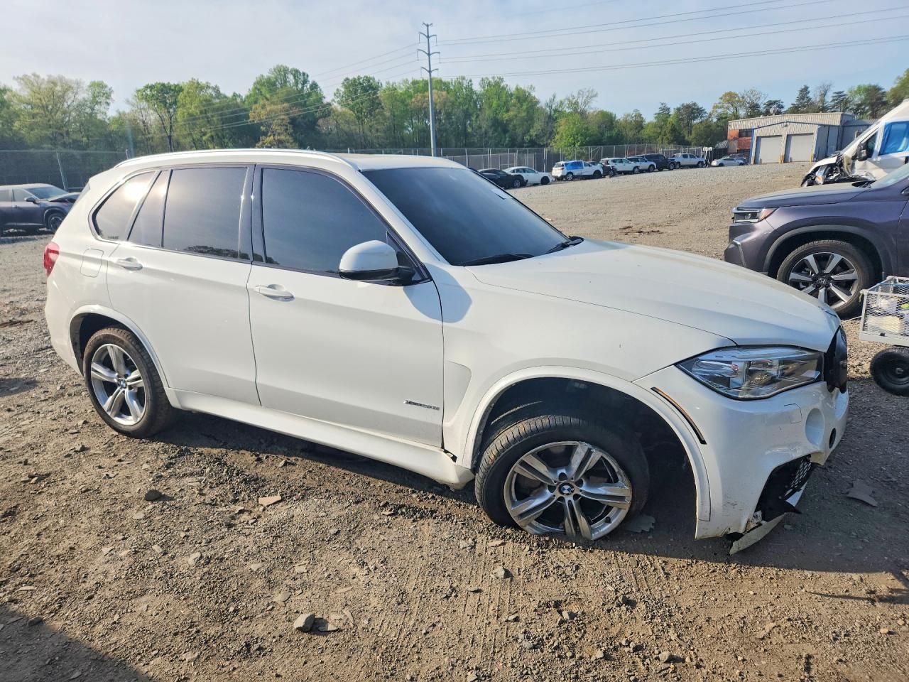 2015 Bmw X5 Xdrive50i Белый vin: 5UXKR6C5XF0J78787
