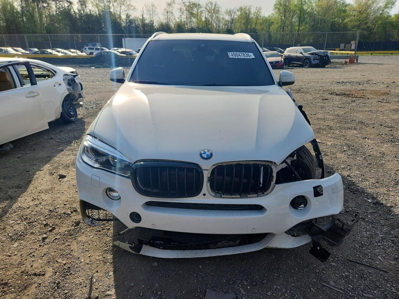 2015 Bmw X5 Xdrive50i Белый vin: 5UXKR6C5XF0J78787