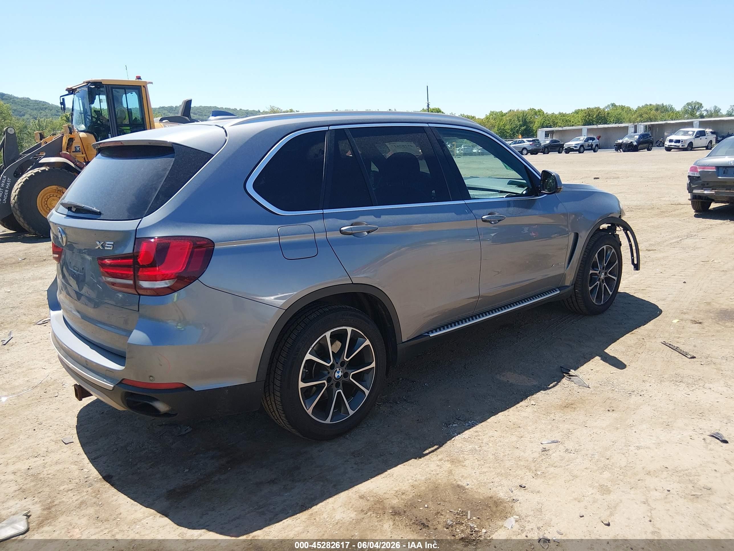 2017 Bmw X5 Xdrive50i Синий vin: 5UXKR6C5XH0J84740