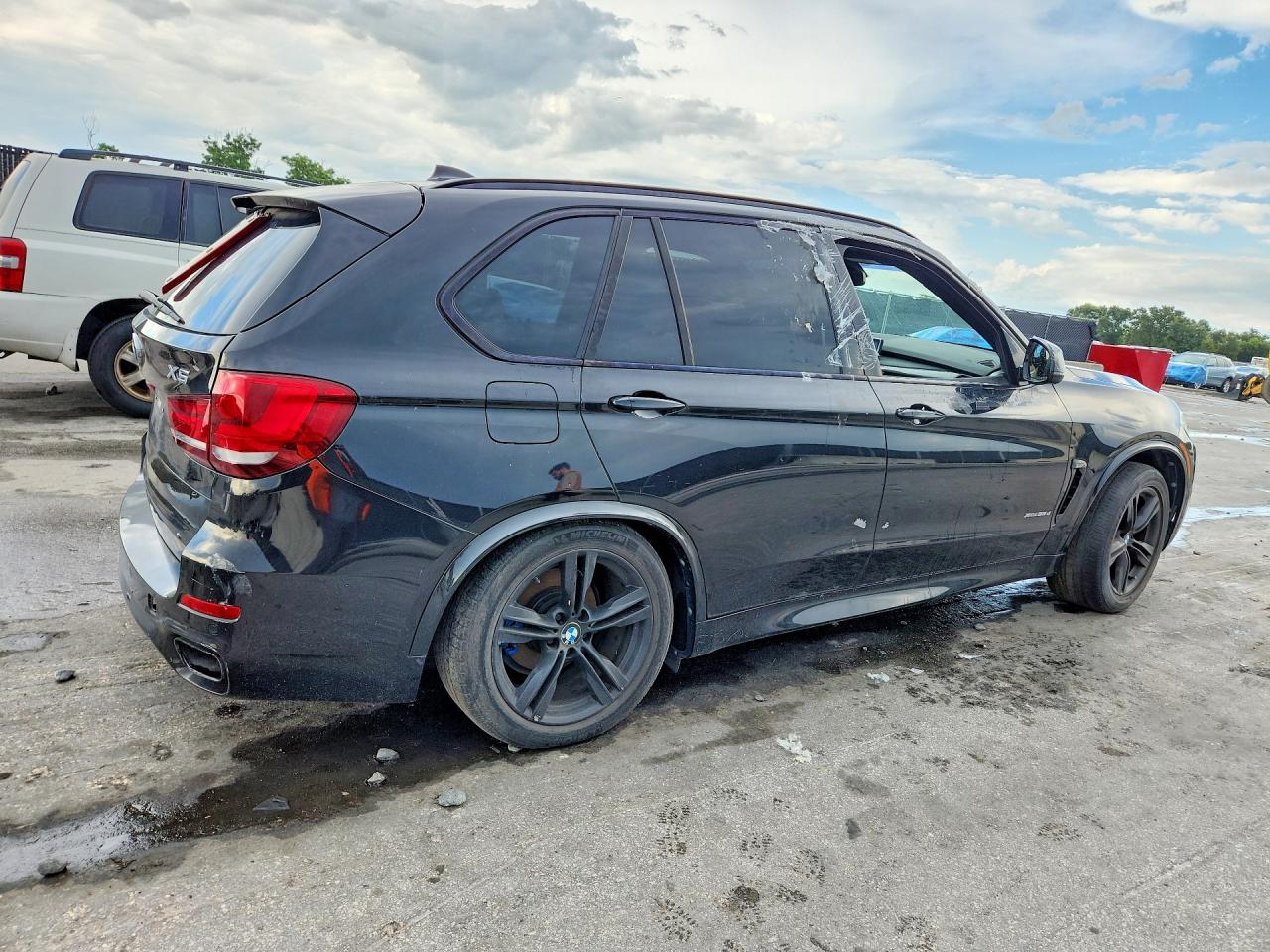 2015 Bmw X5 Xdrive35d Black vin: 5UXKS4C50F0N08137