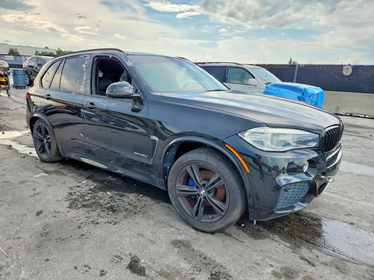 2015 Bmw X5 Xdrive35d Black vin: 5UXKS4C50F0N08137