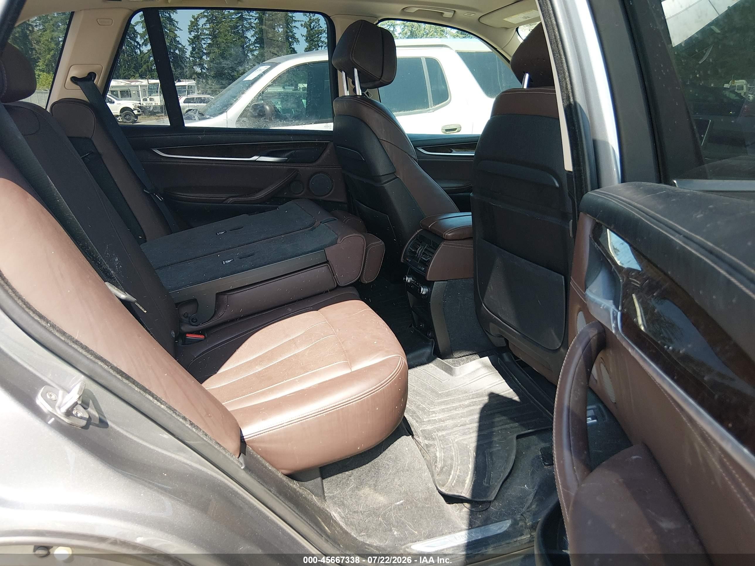 2015 Bmw X5 Xdrive35d Gray vin: 5UXKS4C50F0N10390