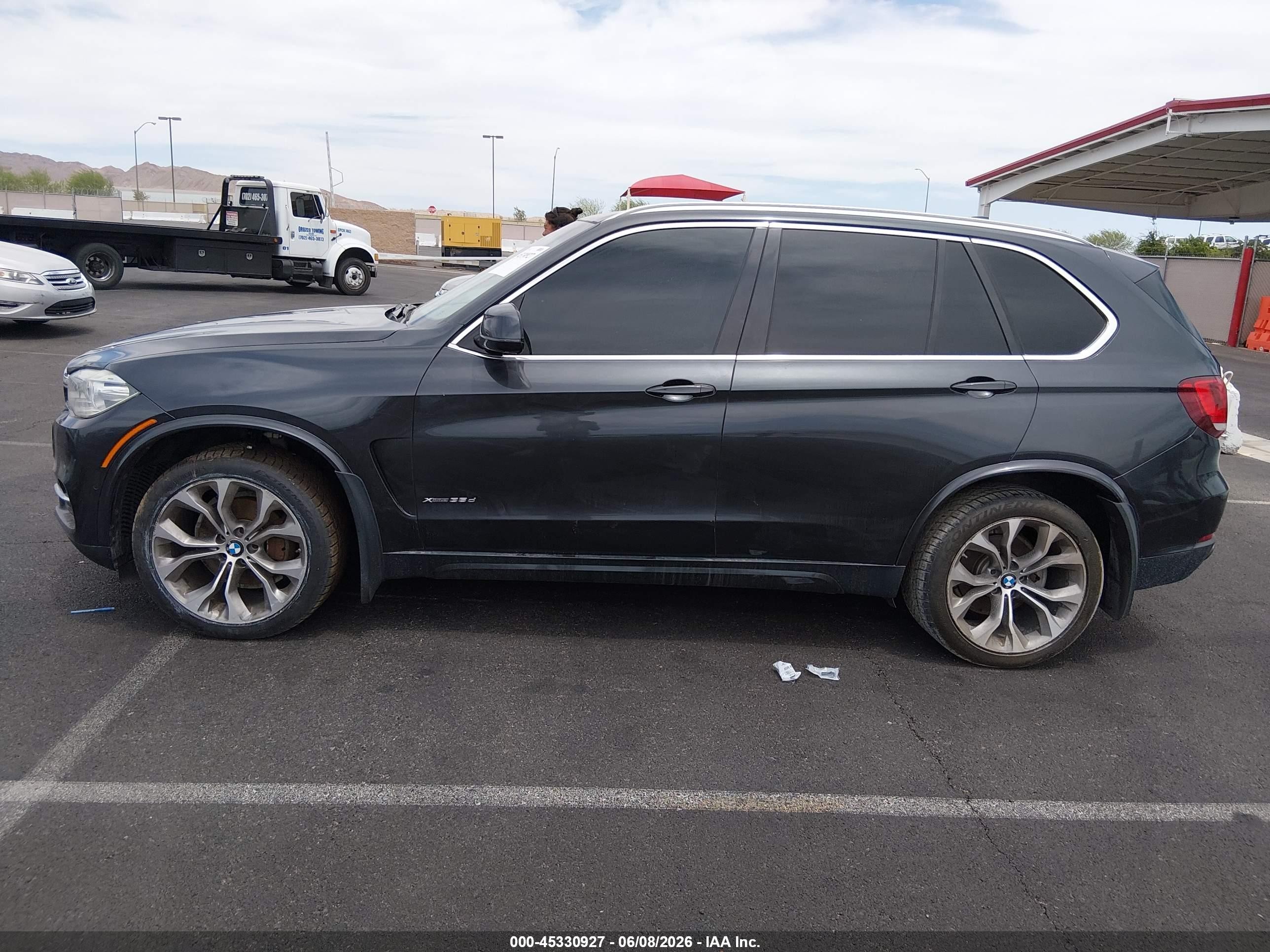 2015 Bmw X5 Xdrive35d Gray vin: 5UXKS4C51F0N09314