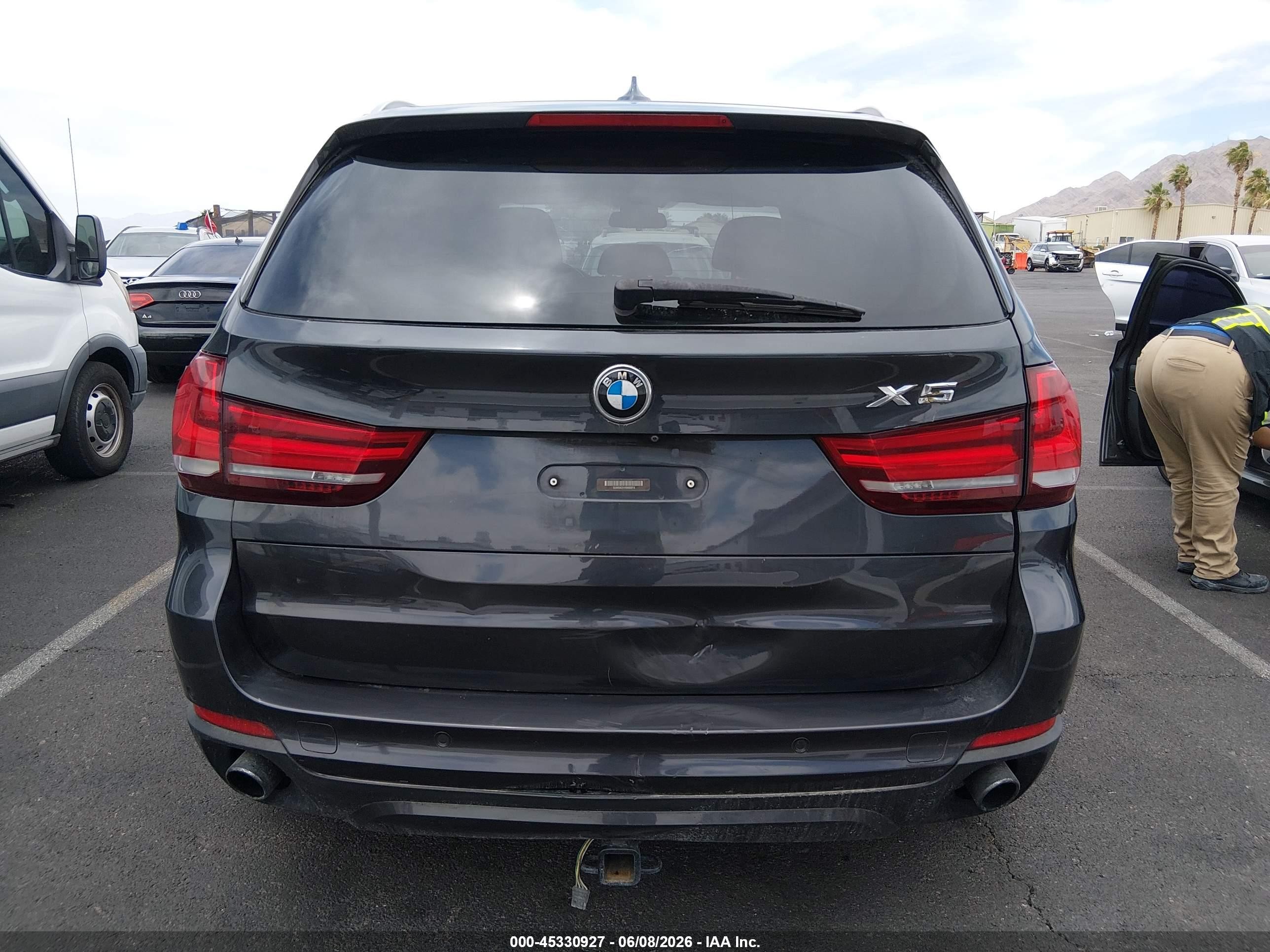 2015 Bmw X5 Xdrive35d Gray vin: 5UXKS4C51F0N09314