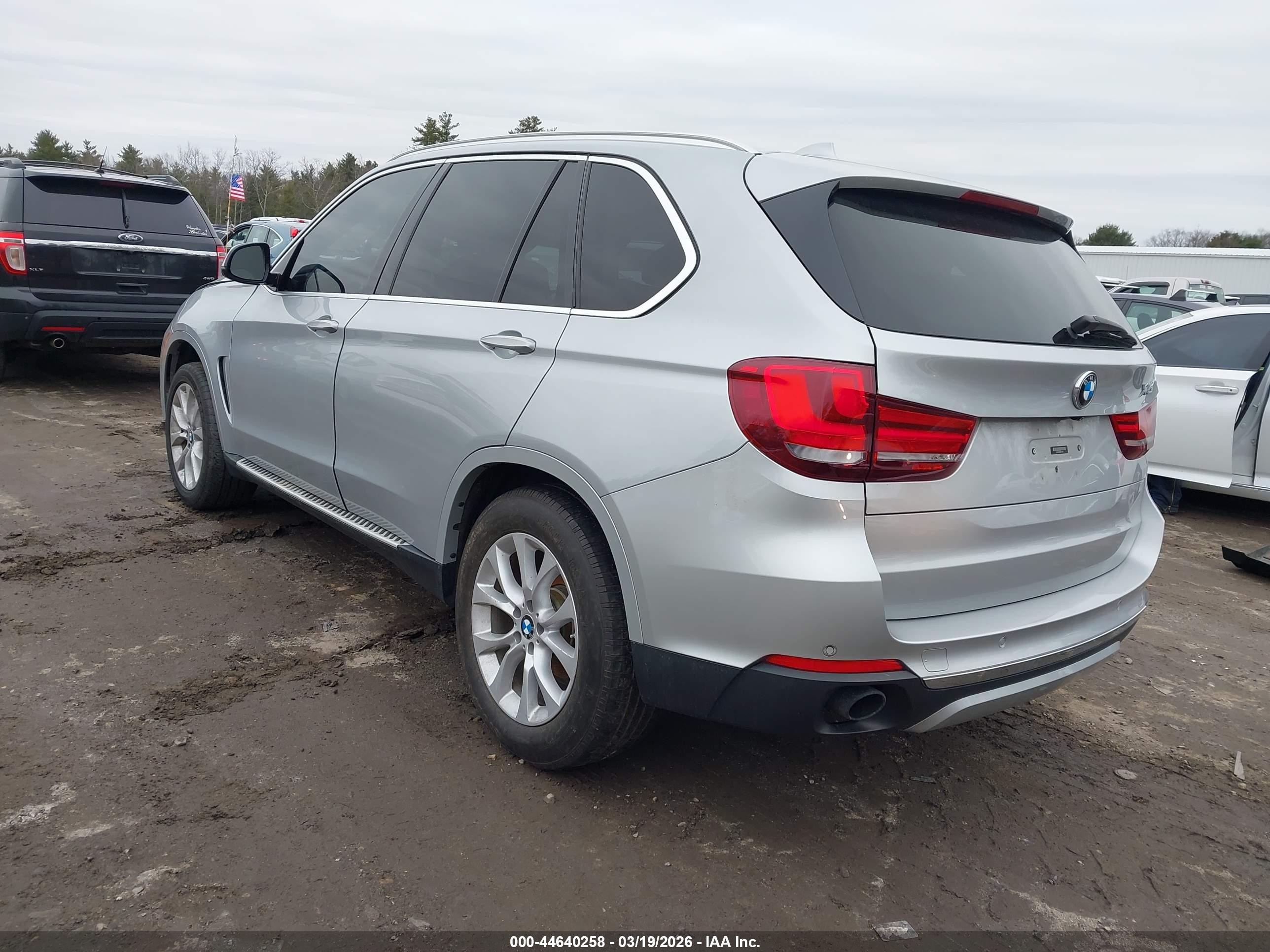 2014 Bmw X5 Xdrive35d Серебряный vin: 5UXKS4C52E0C07466
