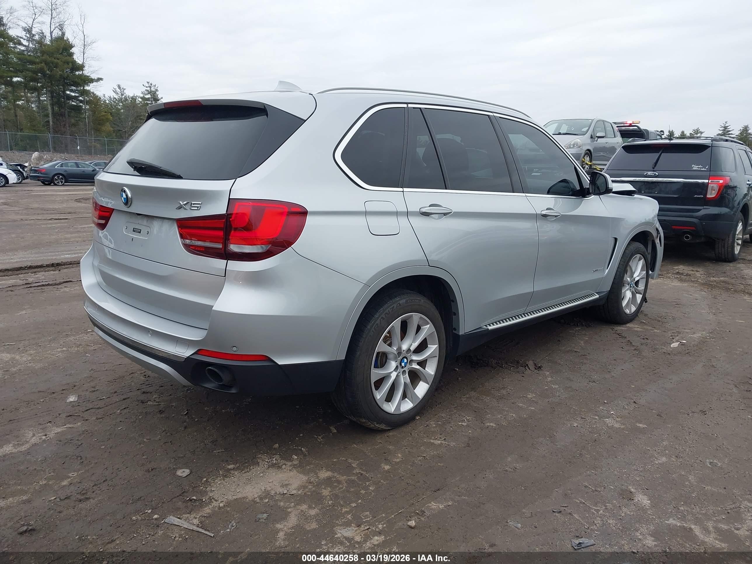 2014 Bmw X5 Xdrive35d Серебряный vin: 5UXKS4C52E0C07466
