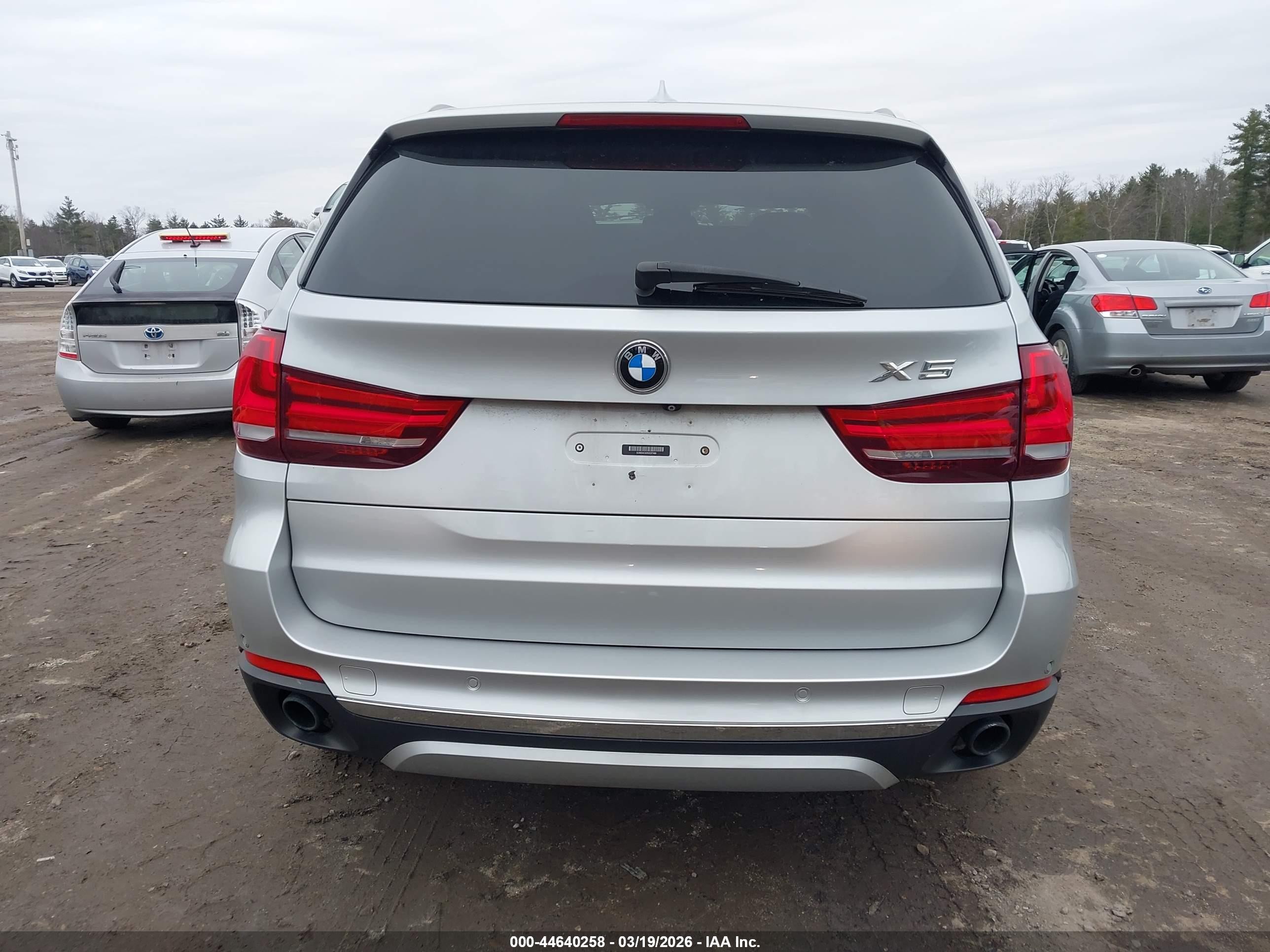 2014 Bmw X5 Xdrive35d Серебряный vin: 5UXKS4C52E0C07466