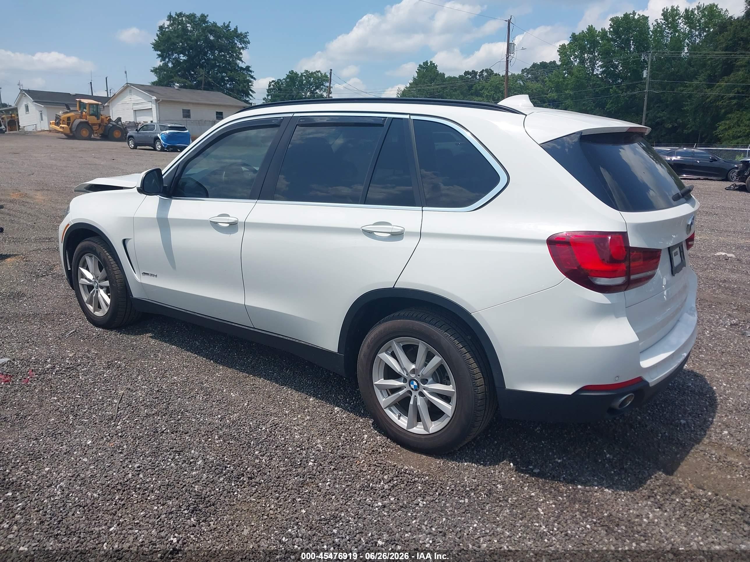 2014 Bmw X5 Xdrive35d White vin: 5UXKS4C52E0J95719