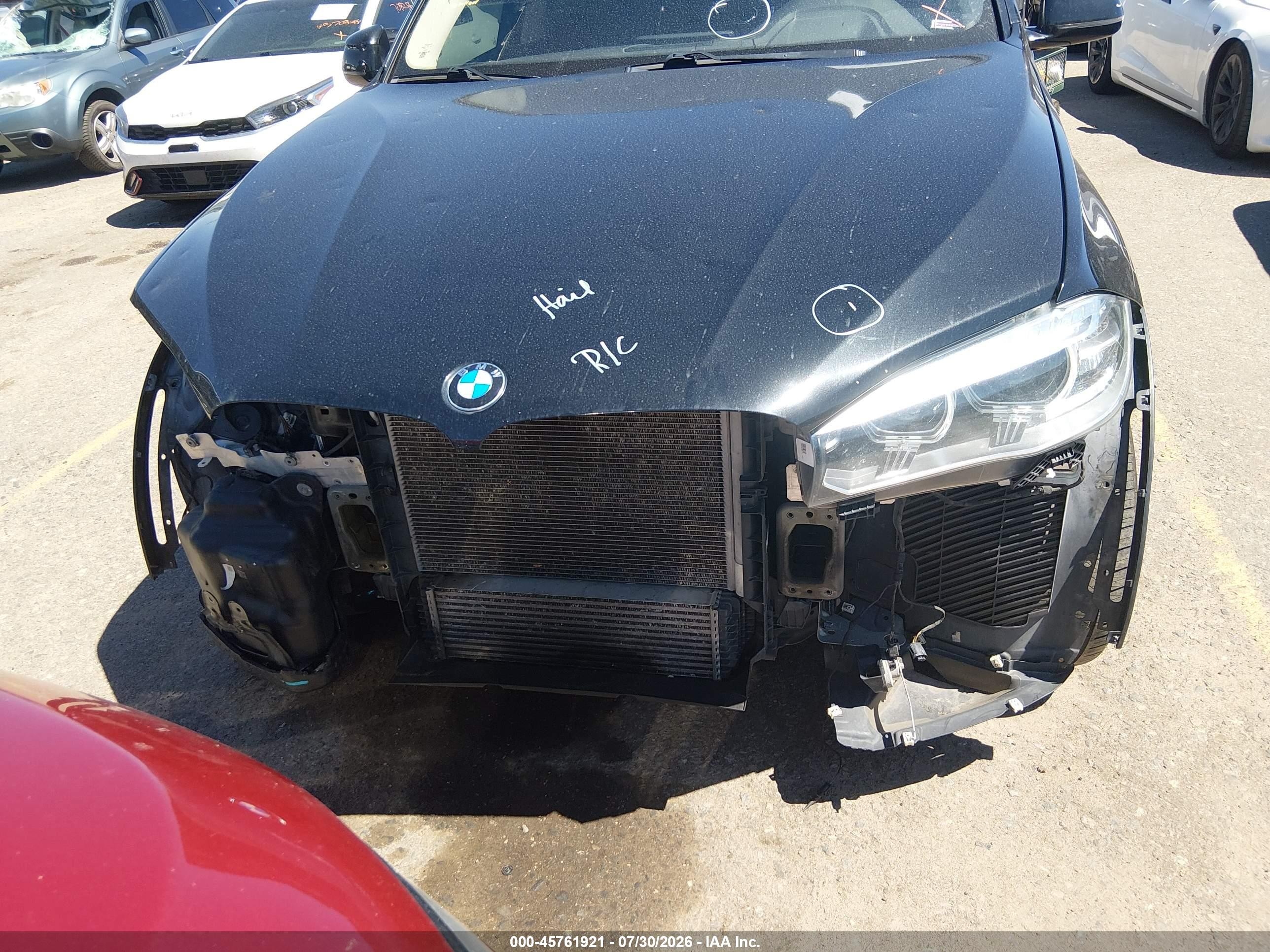 2015 Bmw X5 Xdrive35d Black vin: 5UXKS4C53F0N06124