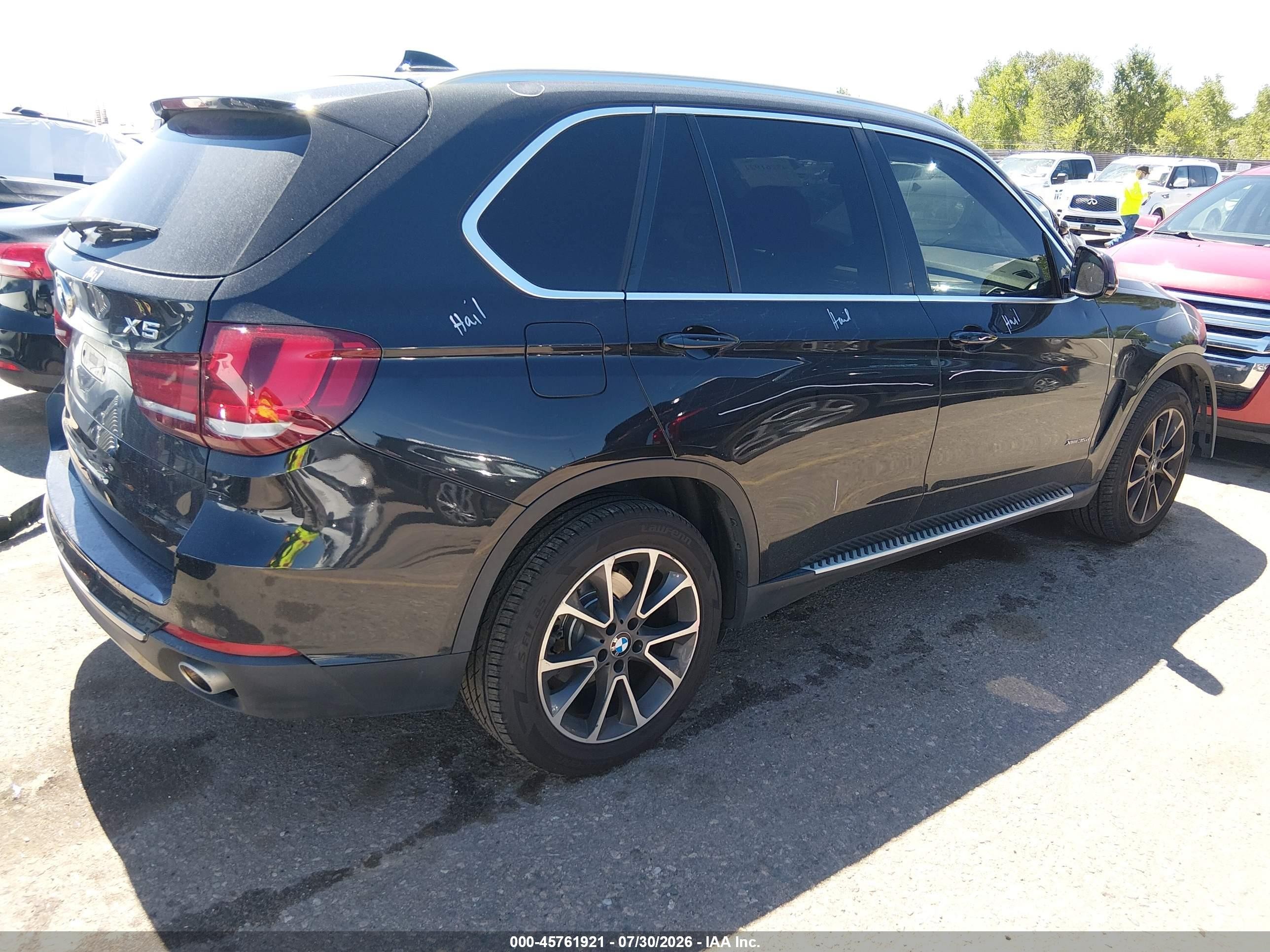 2015 Bmw X5 Xdrive35d Black vin: 5UXKS4C53F0N06124