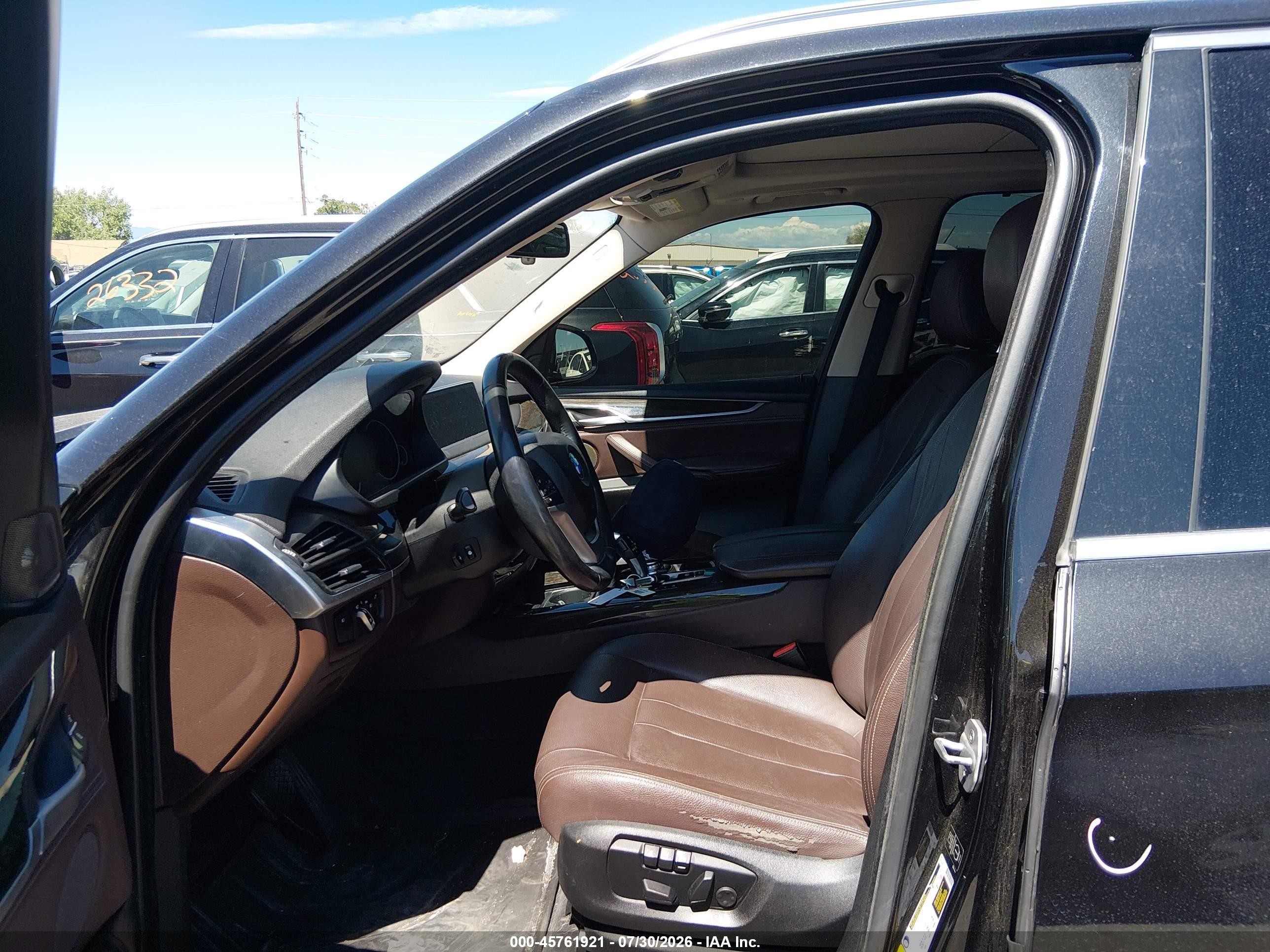 2015 Bmw X5 Xdrive35d Black vin: 5UXKS4C53F0N06124