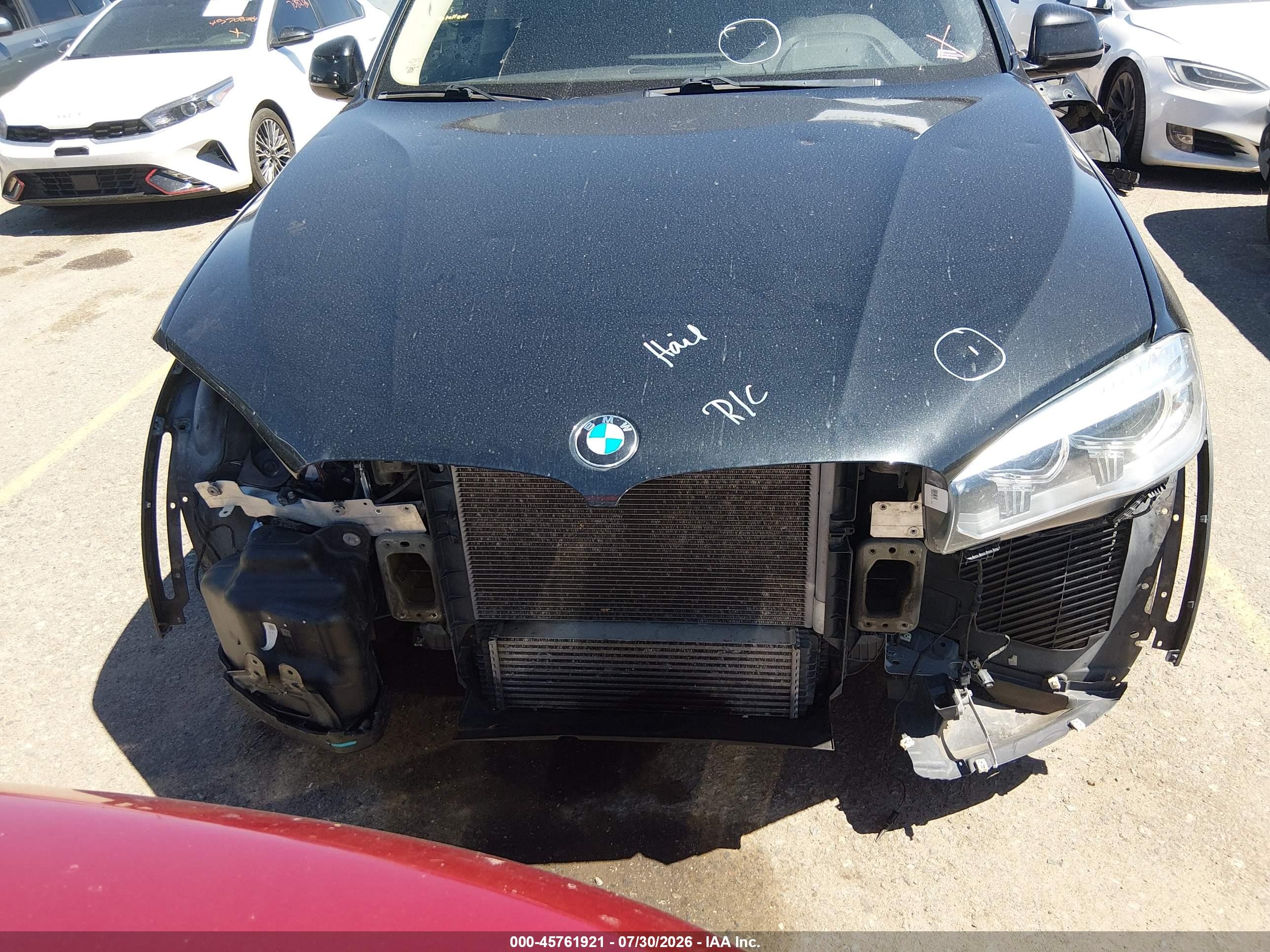 2015 Bmw X5 Xdrive35d Black vin: 5UXKS4C53F0N06124
