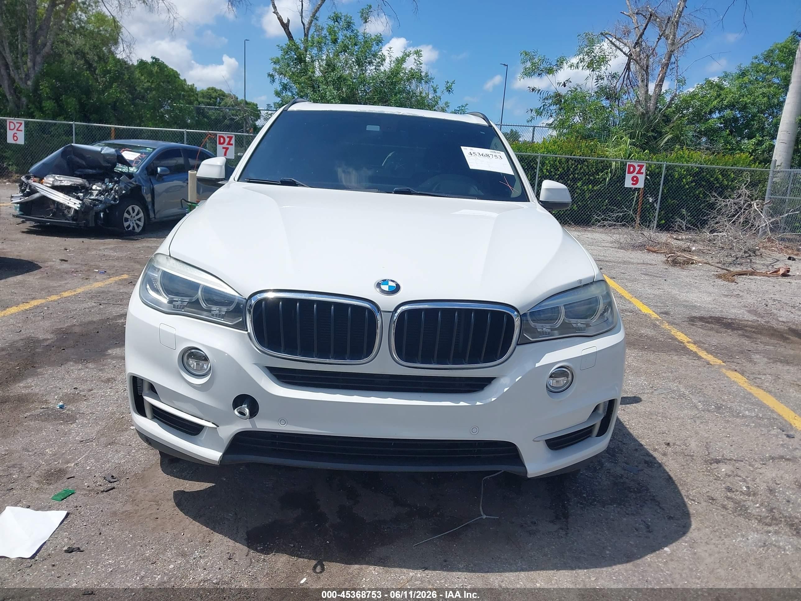 2015 Bmw X5 Xdrive35d White vin: 5UXKS4C53F0N06544