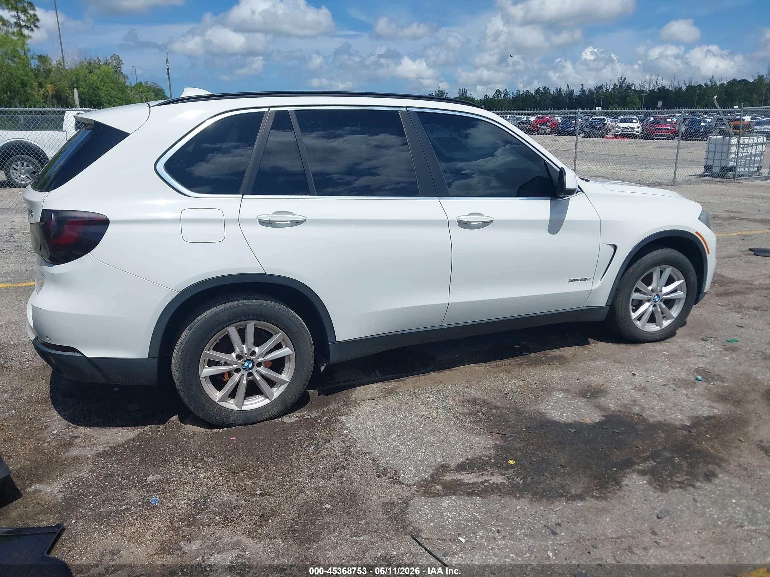 2015 Bmw X5 Xdrive35d White vin: 5UXKS4C53F0N06544