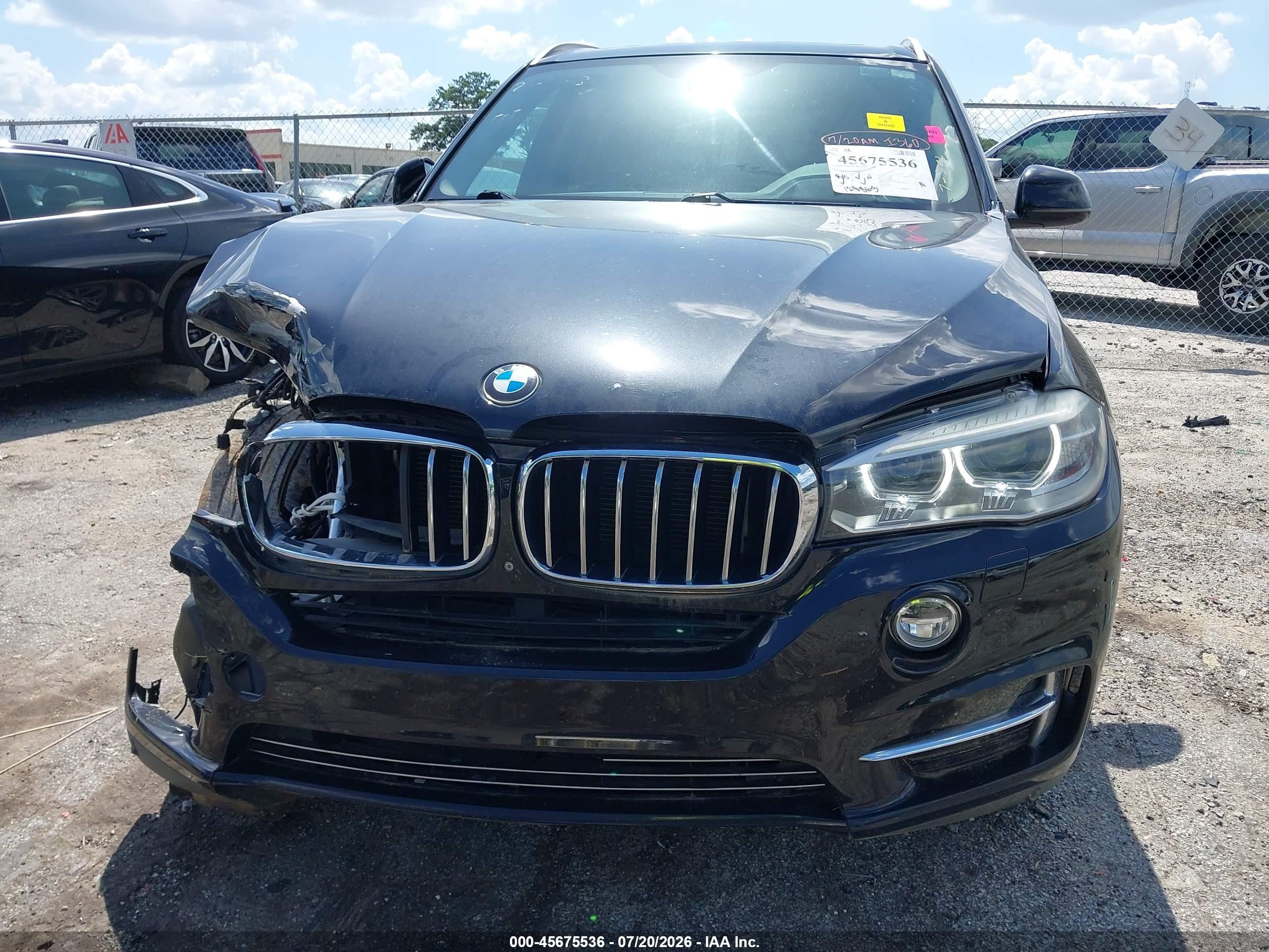 2015 Bmw X5 Xdrive35d Черный vin: 5UXKS4C53F0N06608