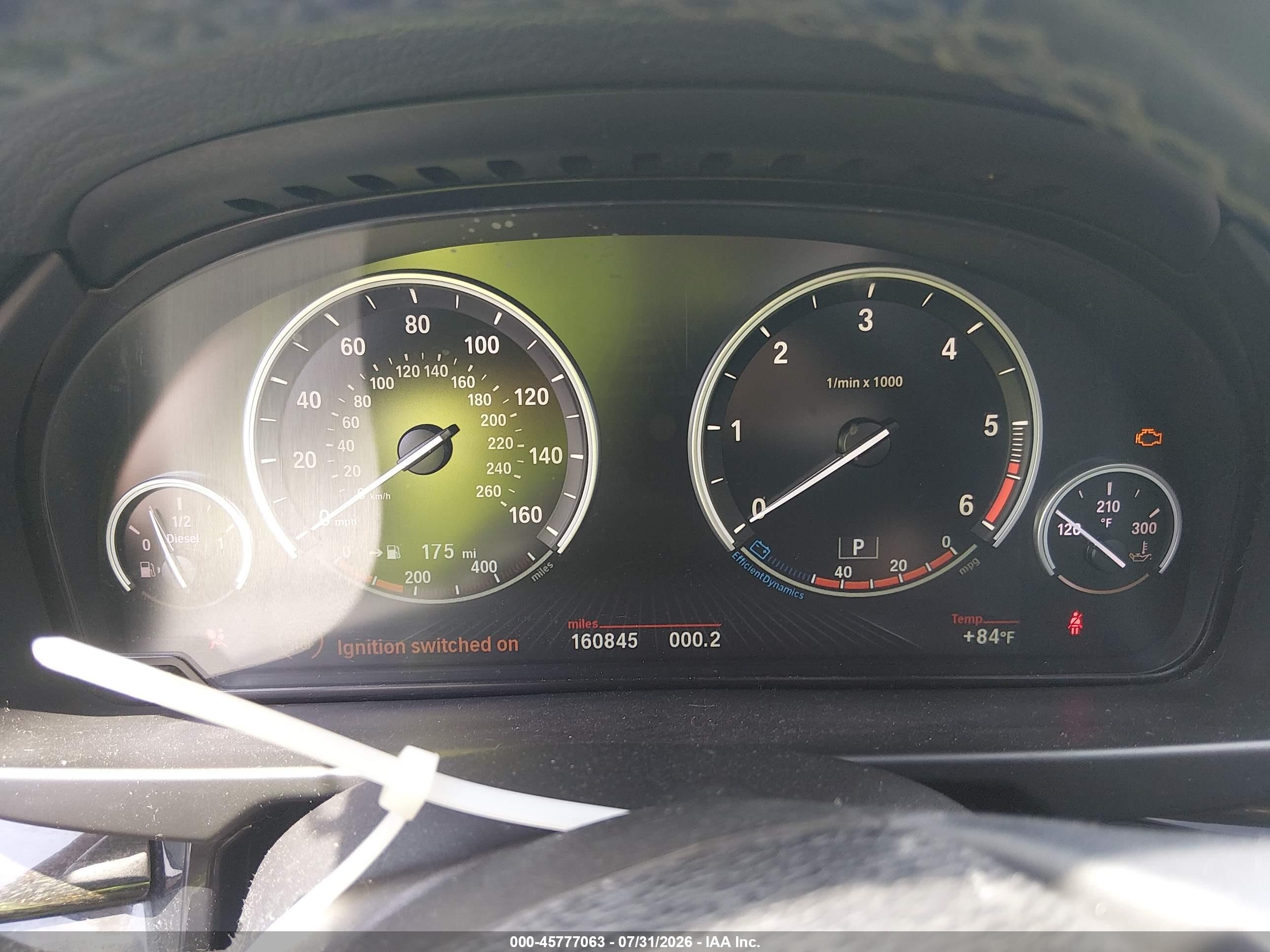 2015 Bmw X5 Xdrive35d Черный vin: 5UXKS4C53F0N09587