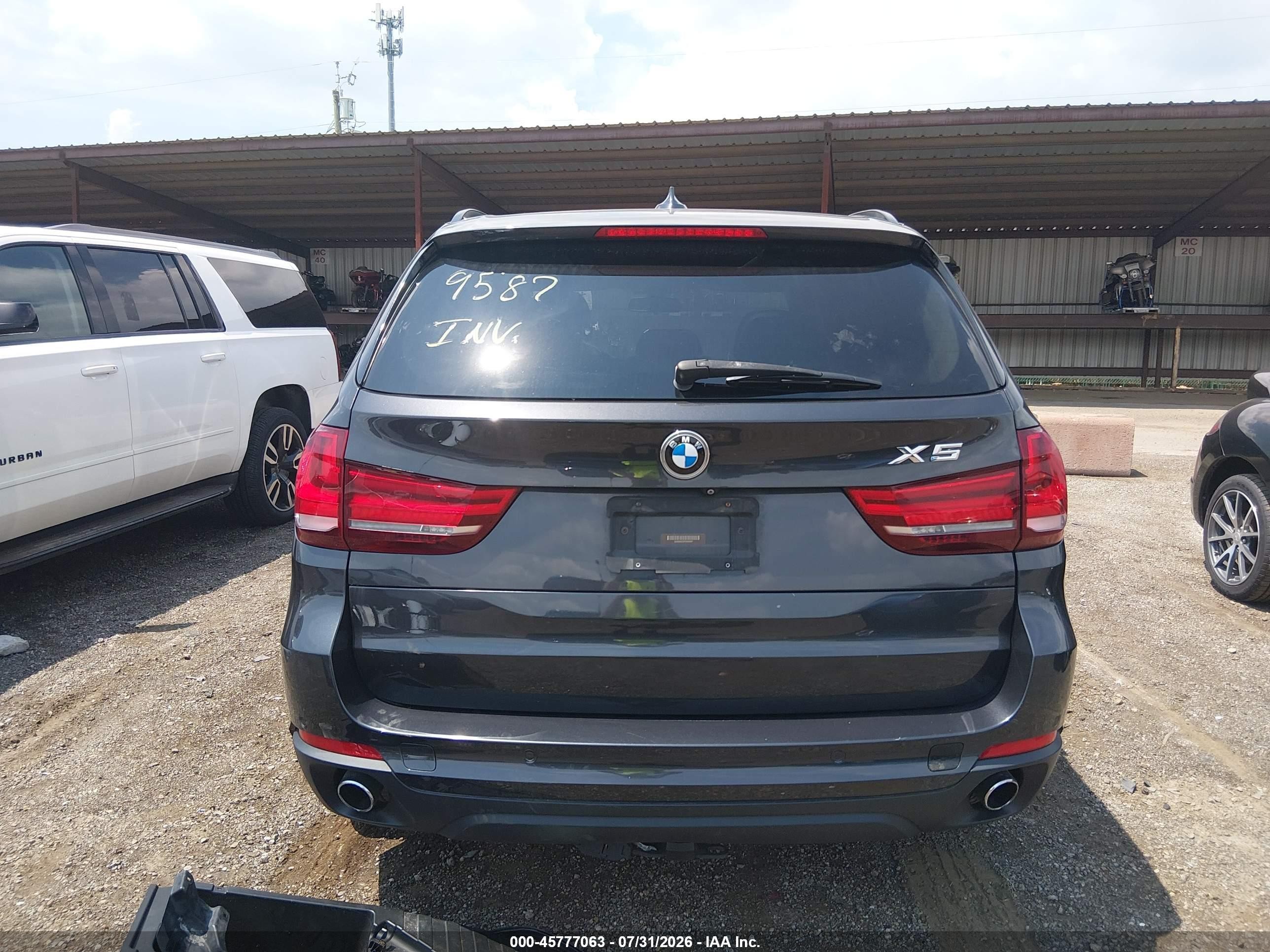 2015 Bmw X5 Xdrive35d Черный vin: 5UXKS4C53F0N09587