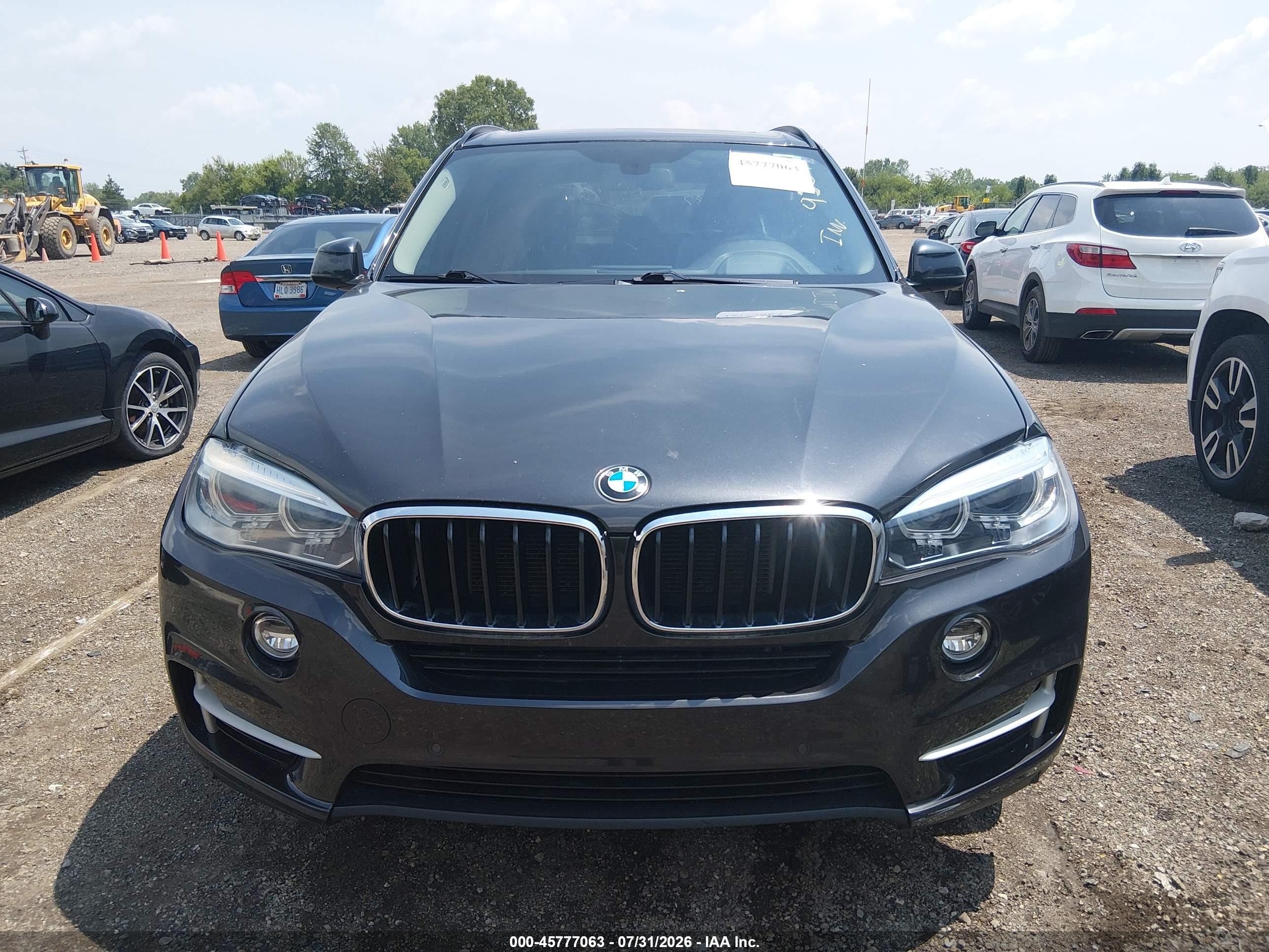 2015 Bmw X5 Xdrive35d Черный vin: 5UXKS4C53F0N09587