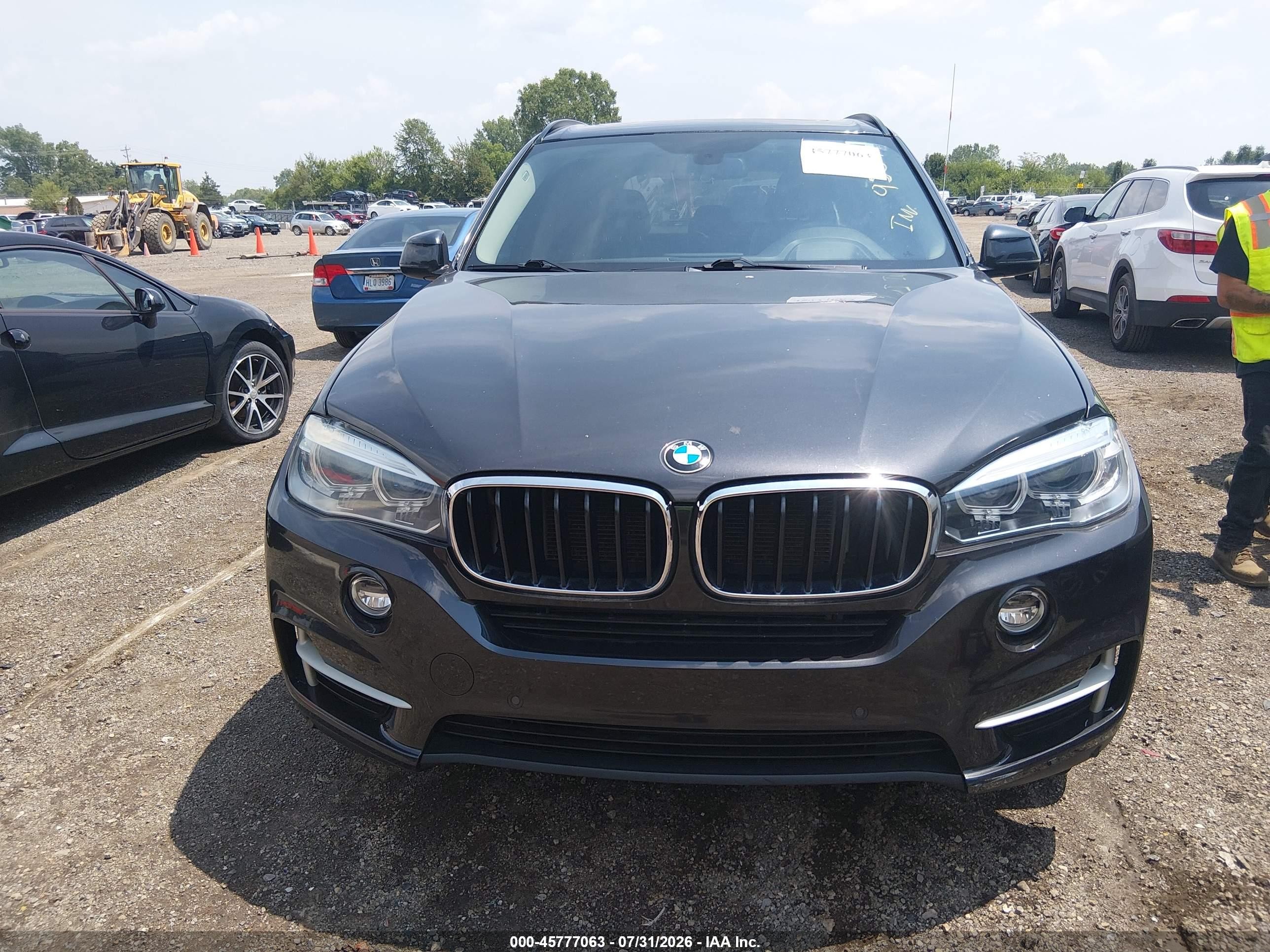 2015 Bmw X5 Xdrive35d Черный vin: 5UXKS4C53F0N09587