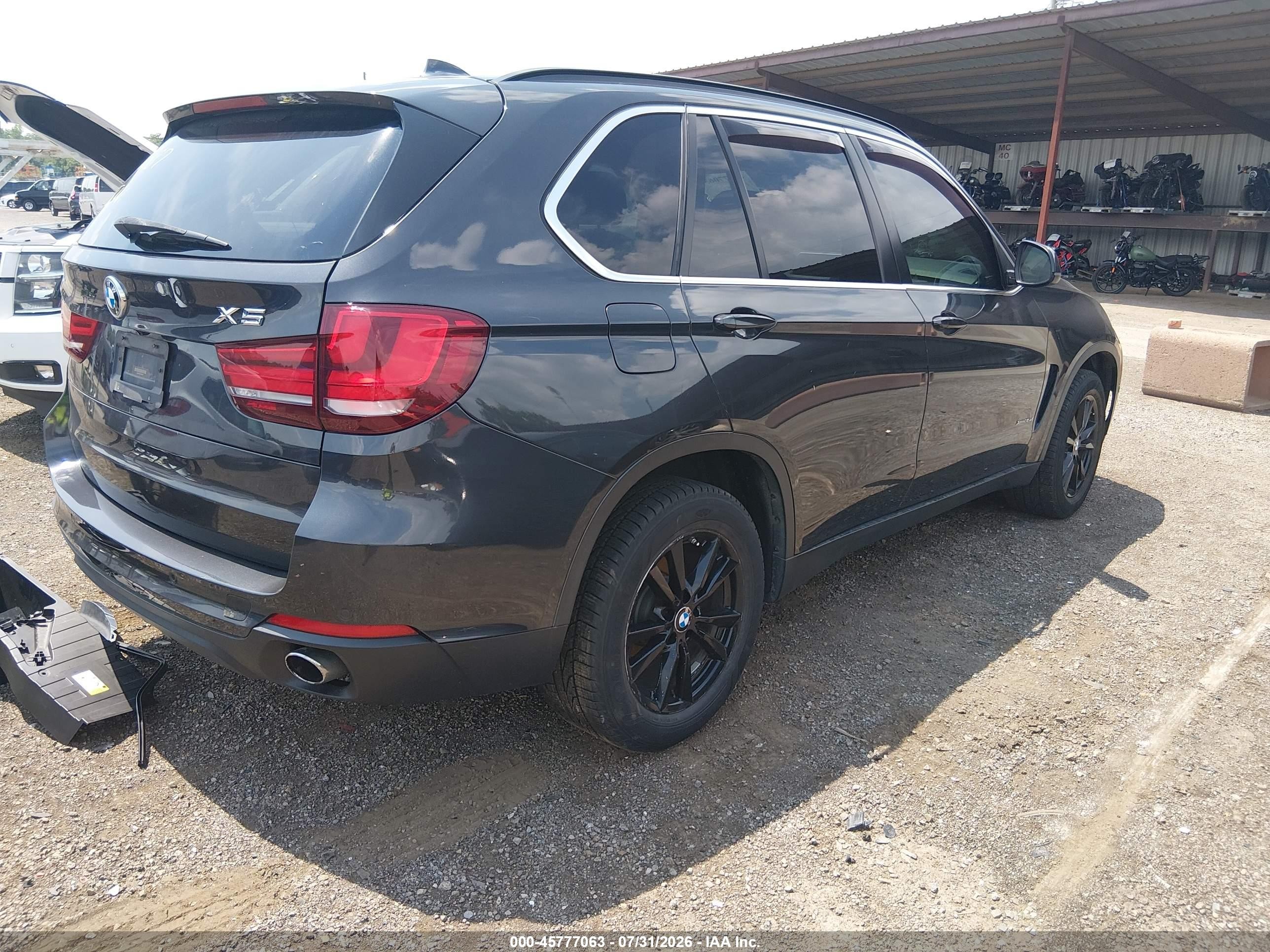 2015 Bmw X5 Xdrive35d Черный vin: 5UXKS4C53F0N09587