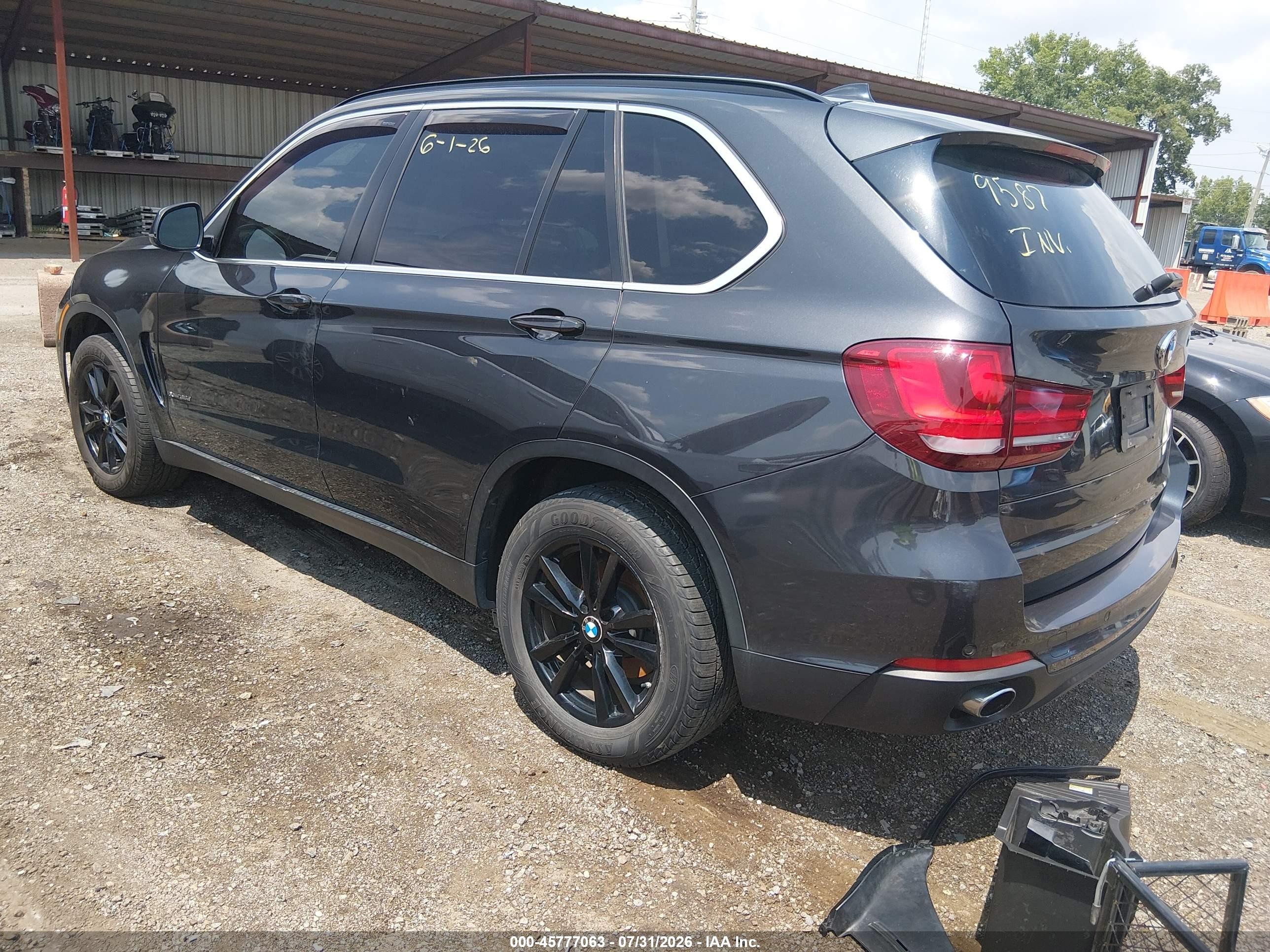 2015 Bmw X5 Xdrive35d Черный vin: 5UXKS4C53F0N09587
