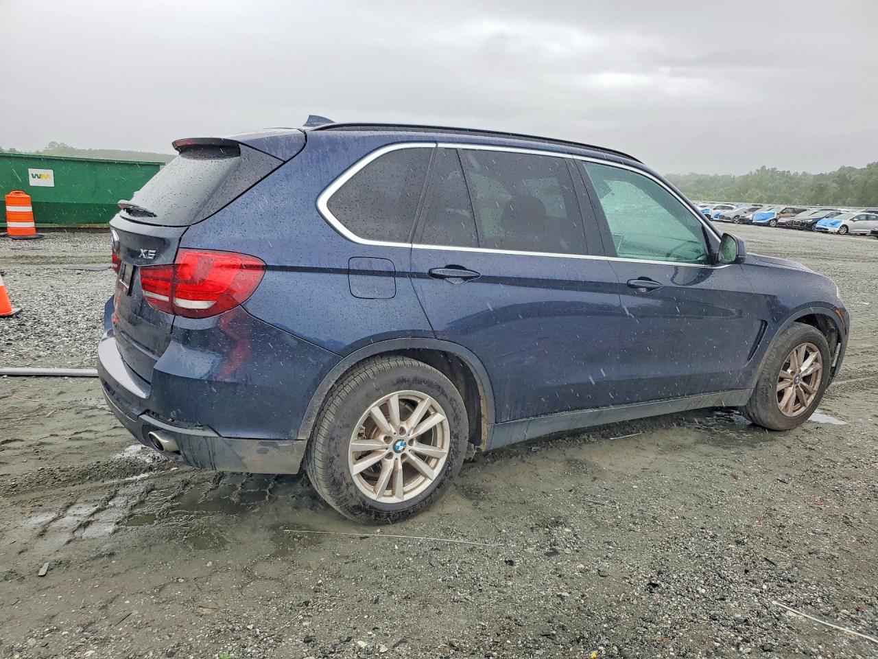 2015 Bmw X5 Xdrive35d Blue vin: 5UXKS4C53F0N11694