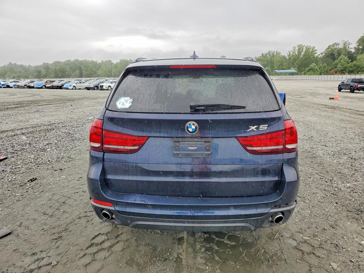 2015 Bmw X5 Xdrive35d Blue vin: 5UXKS4C53F0N11694